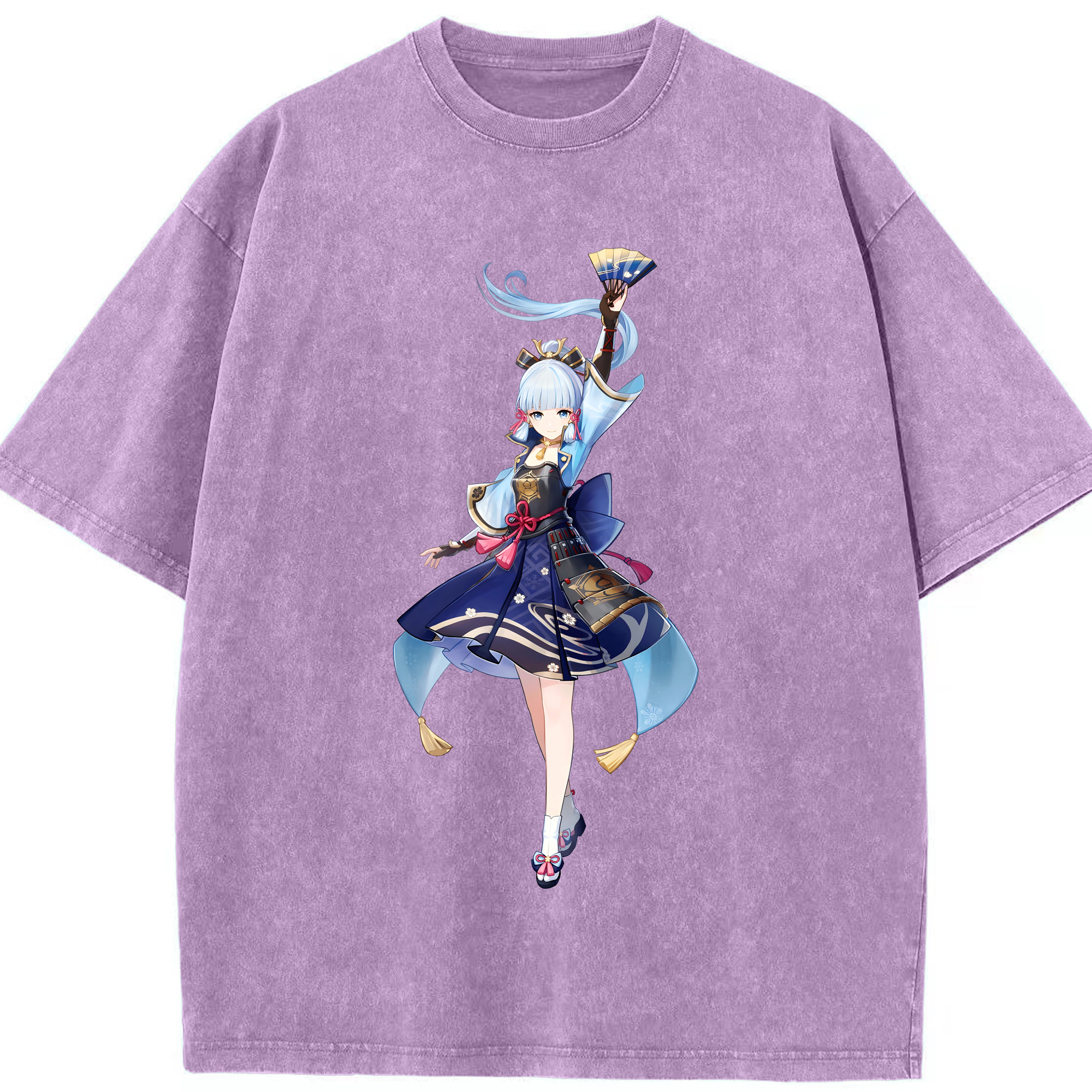 げんし神 神里綾華 神宮寺レン genshin Kamimiya Ren 綿100% ヴィンテージ風 半袖Tシャツ（フロントプリント）