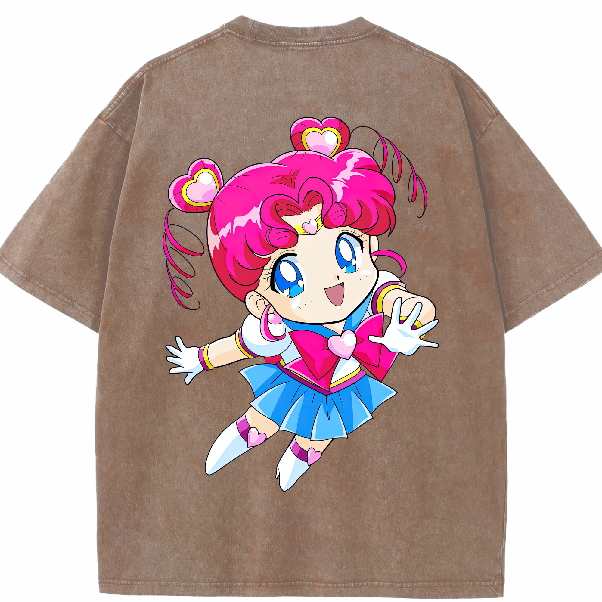 げんし神 刻晴 こくせい genshin Kokusei 綿100% ヴィンテージ風 半袖Tシャツ（背面プリント）