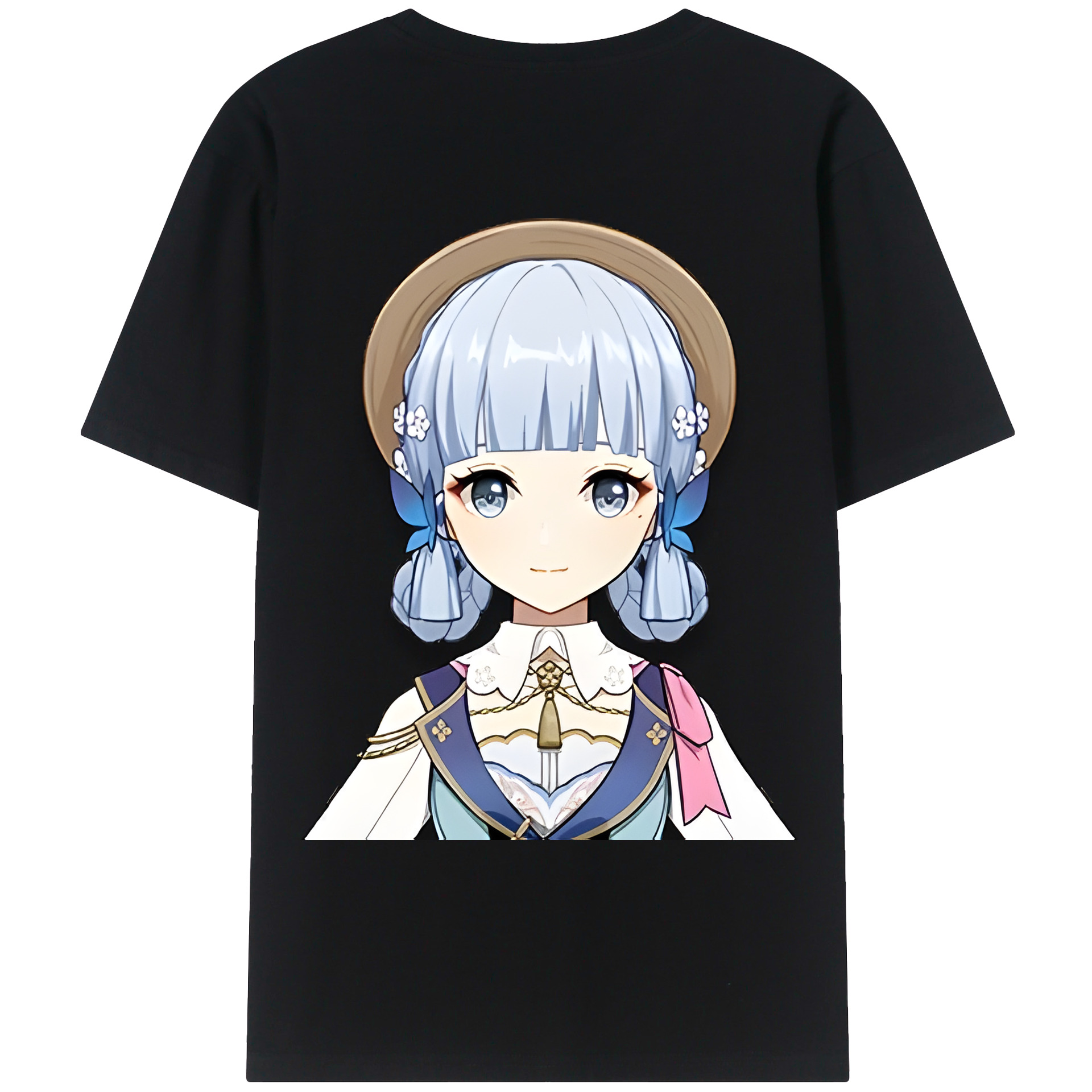 げんし神 神里綾華 神宮寺レン genshin Kamimiya Ren 綿100％ メンズ半袖Tシャツ（バックプリント） 通気性
