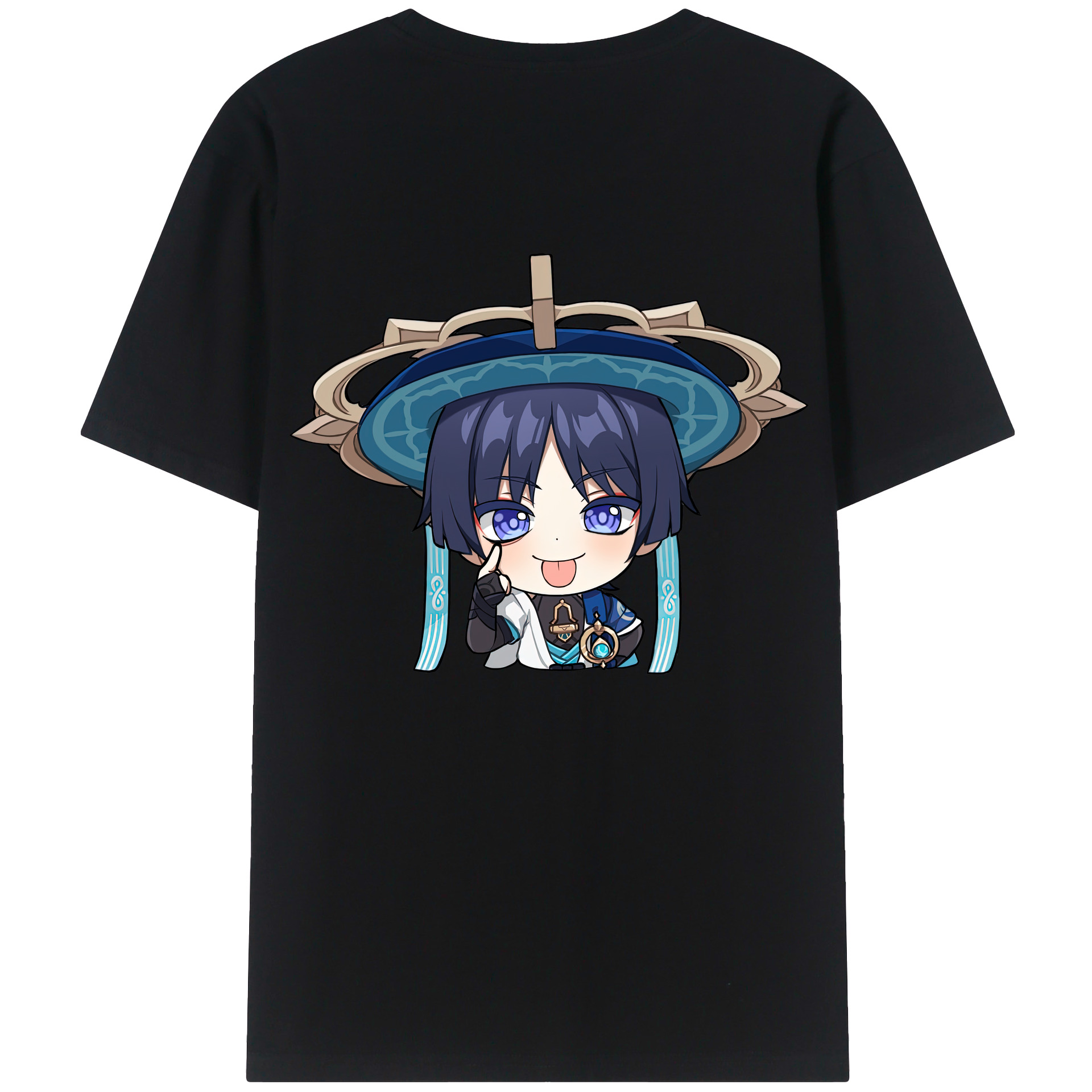 げんし神 さんペい genshin Sanpei 綿100％ メンズ半袖Tシャツ（バックプリント） 通気性