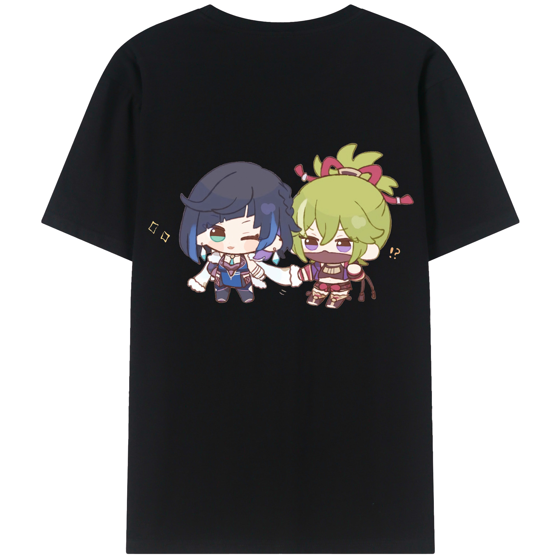 げんし神  久岐忍 くき しのぶ genshin Kuki Shinobu 綿100％ メンズ半袖Tシャツ（バックプリント） 通気性