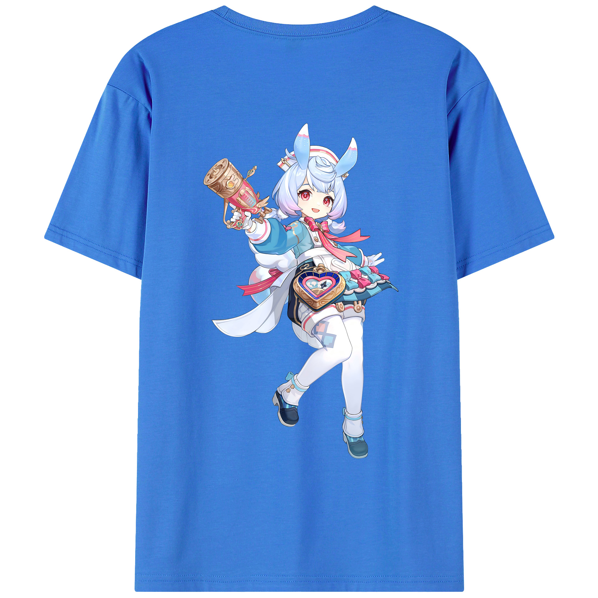 げんし神 シゲウィン genshin Shigewin 綿100％ メンズ半袖Tシャツ（バックプリント） 通気性