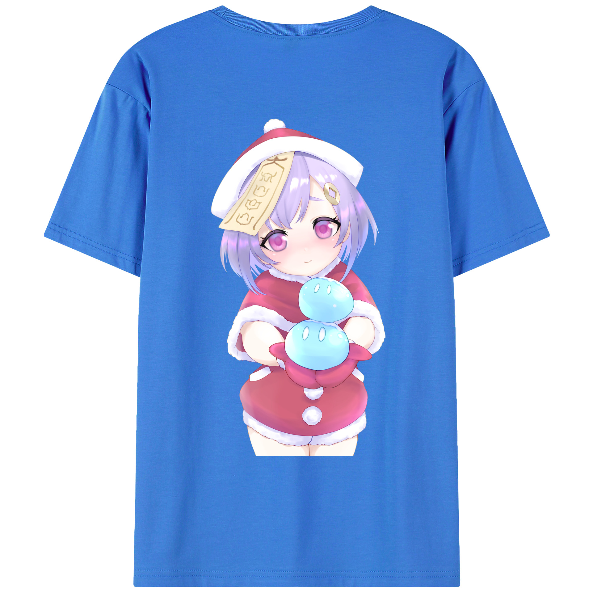 げんし神 七七 なな  genshin Nana 綿100％ メンズ半袖Tシャツ（バックプリント） 通気性