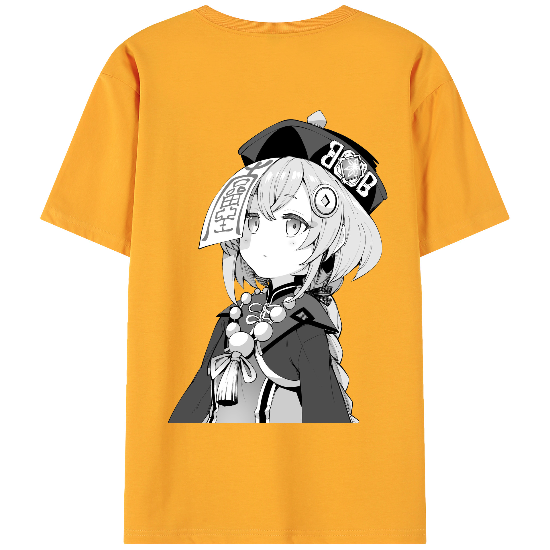 げんし神 七七 なな  genshin Nana 綿100％ メンズ半袖Tシャツ（バックプリント） 通気性