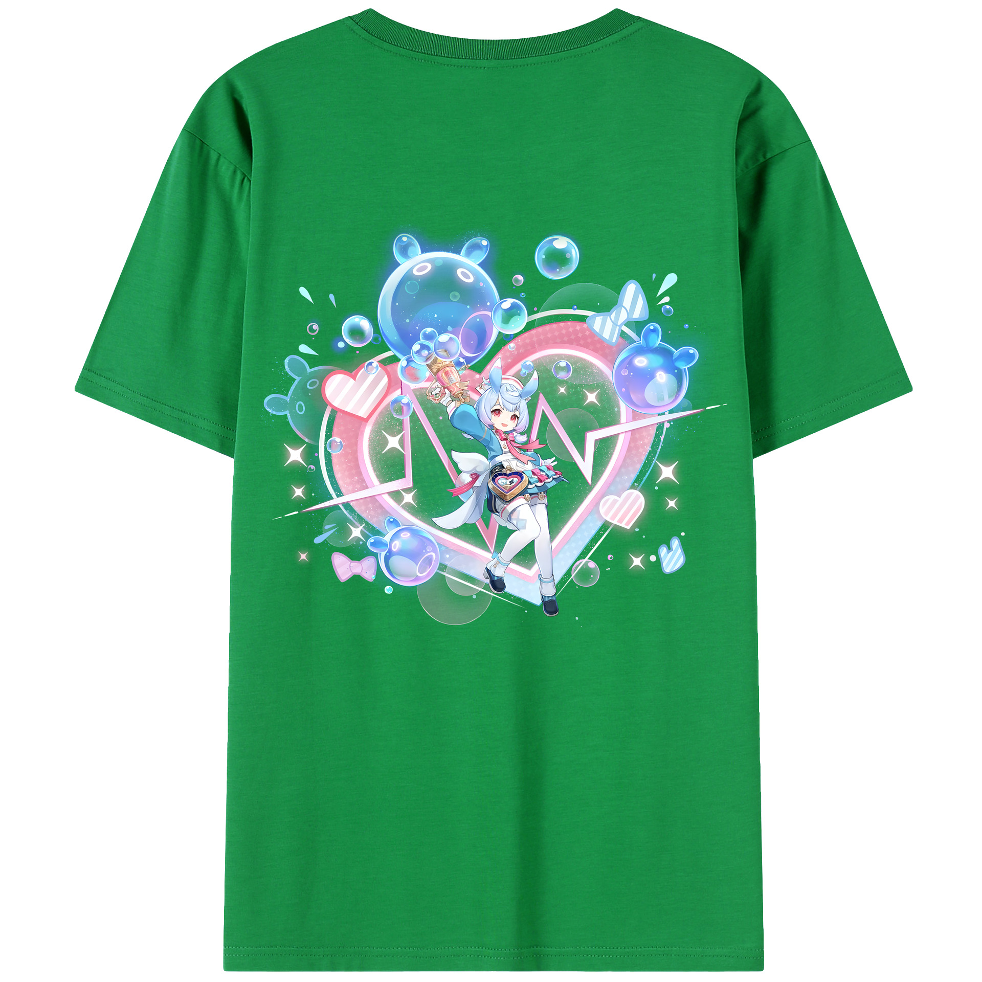 げんし神 シゲウィン genshin Shigewin 綿100％ メンズ半袖Tシャツ（バックプリント） 通気性