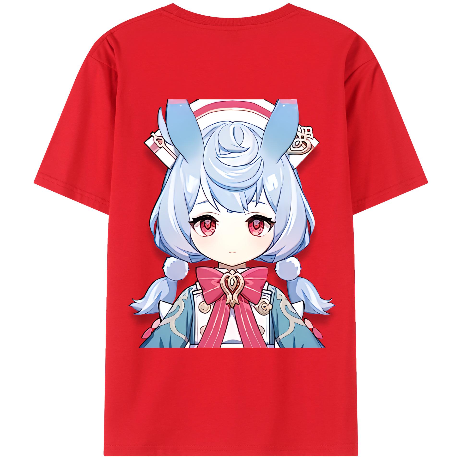 げんし神 シゲウィン genshin Shigewin 綿100％ メンズ半袖Tシャツ（バックプリント） 通気性
