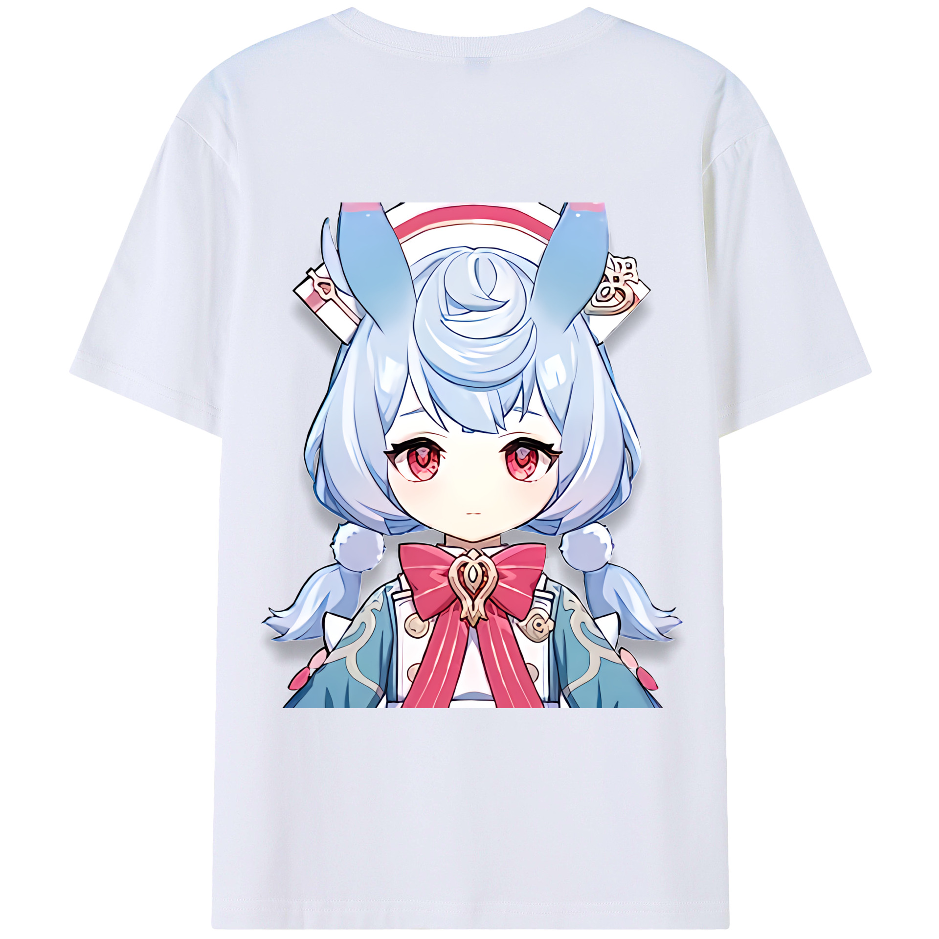 げんし神 シゲウィン genshin Shigewin 綿100％ メンズ半袖Tシャツ（バックプリント） 通気性