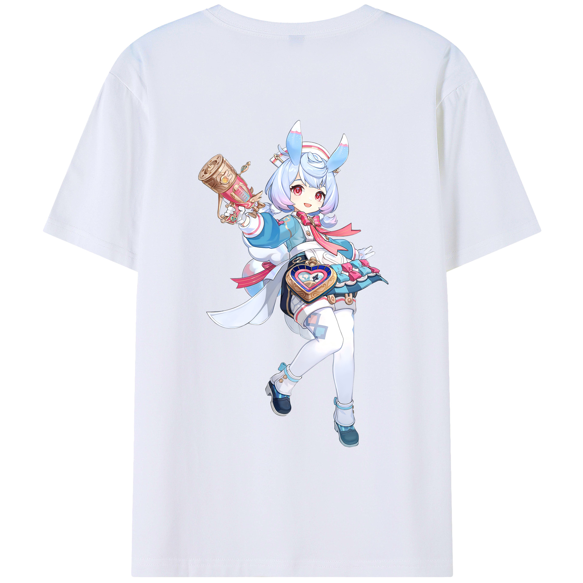 げんし神 シゲウィン genshin Shigewin 綿100％ メンズ半袖Tシャツ（バックプリント） 通気性
