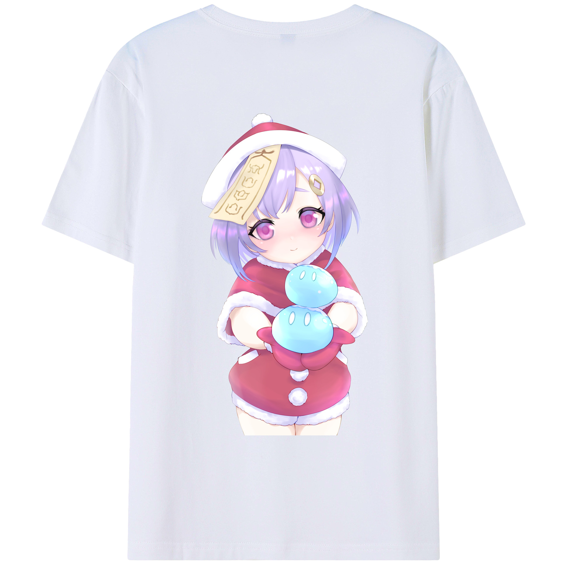 げんし神 七七 なな  genshin Nana 綿100％ メンズ半袖Tシャツ（バックプリント） 通気性