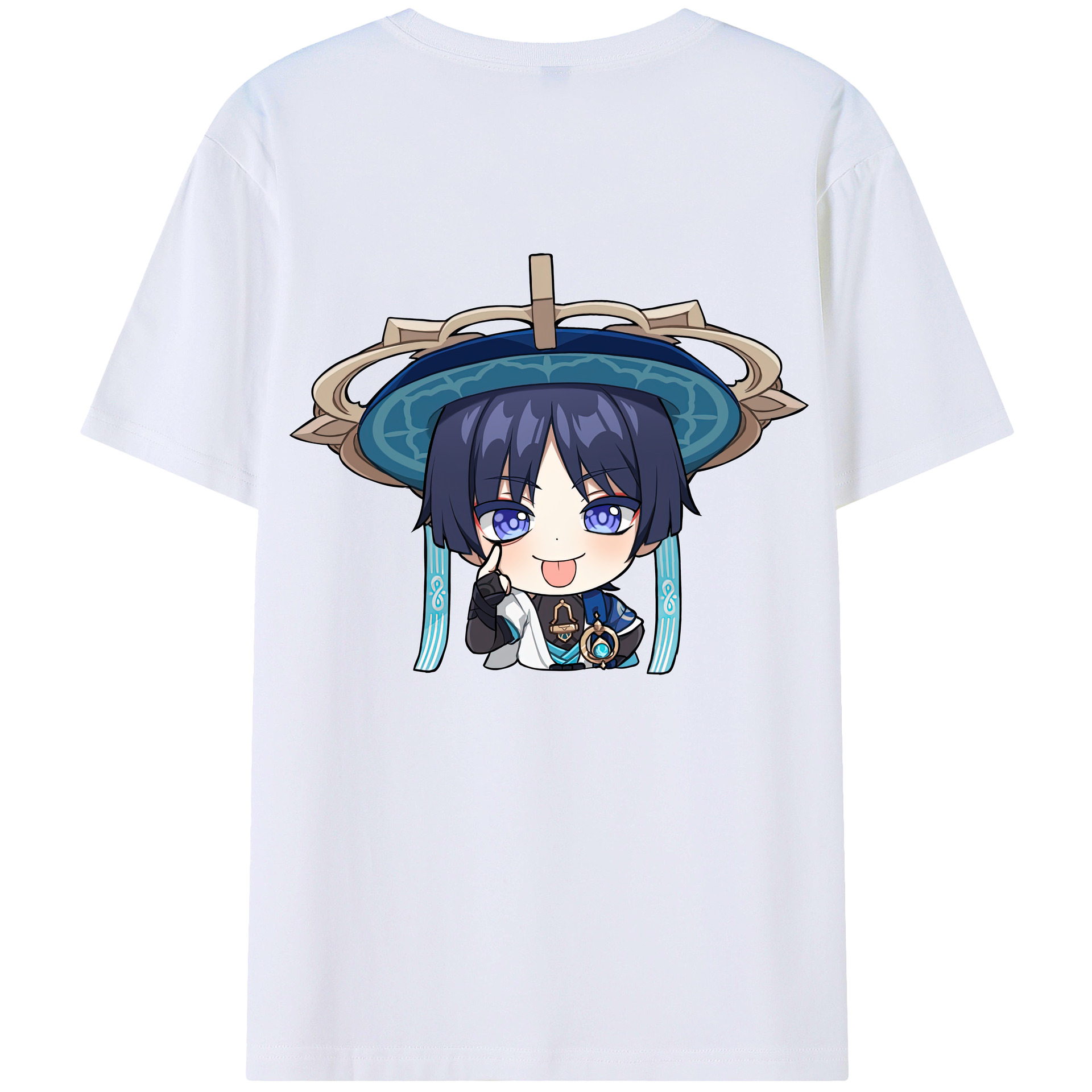 げんし神 さんペい genshin Sanpei 綿100％ メンズ半袖Tシャツ（バックプリント） 通気性