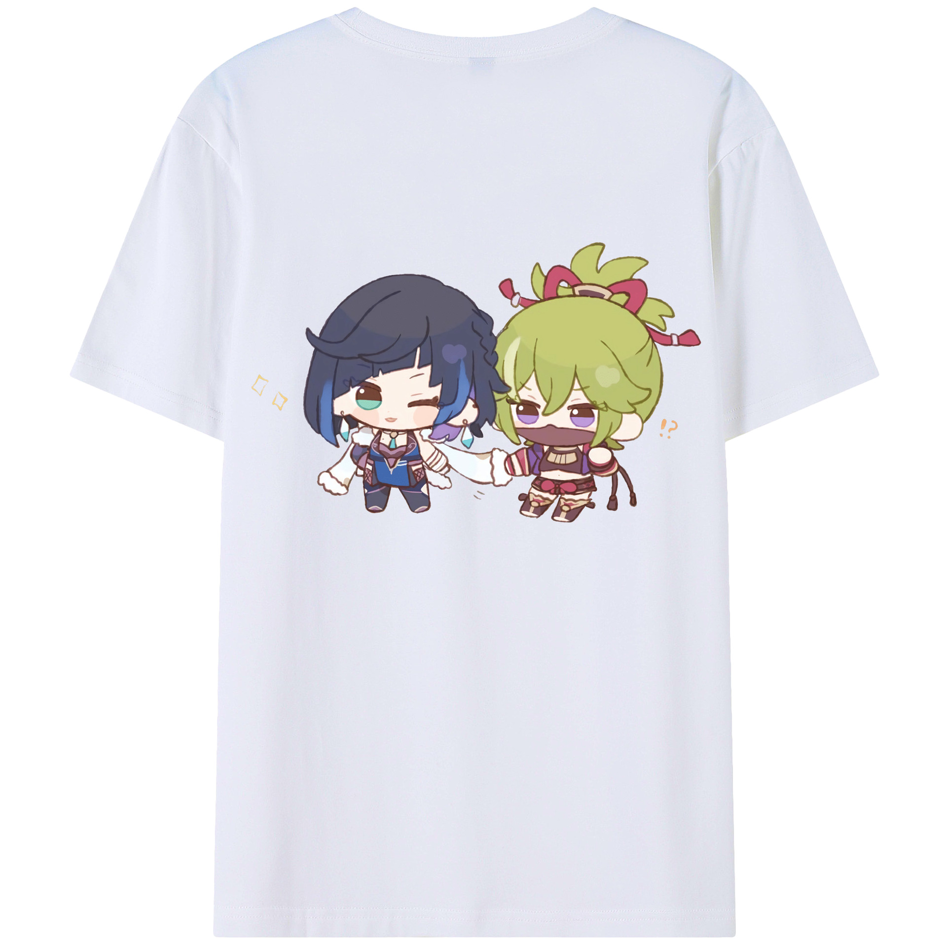 げんし神  久岐忍 くき しのぶ genshin Kuki Shinobu 綿100％ メンズ半袖Tシャツ（バックプリント） 通気性