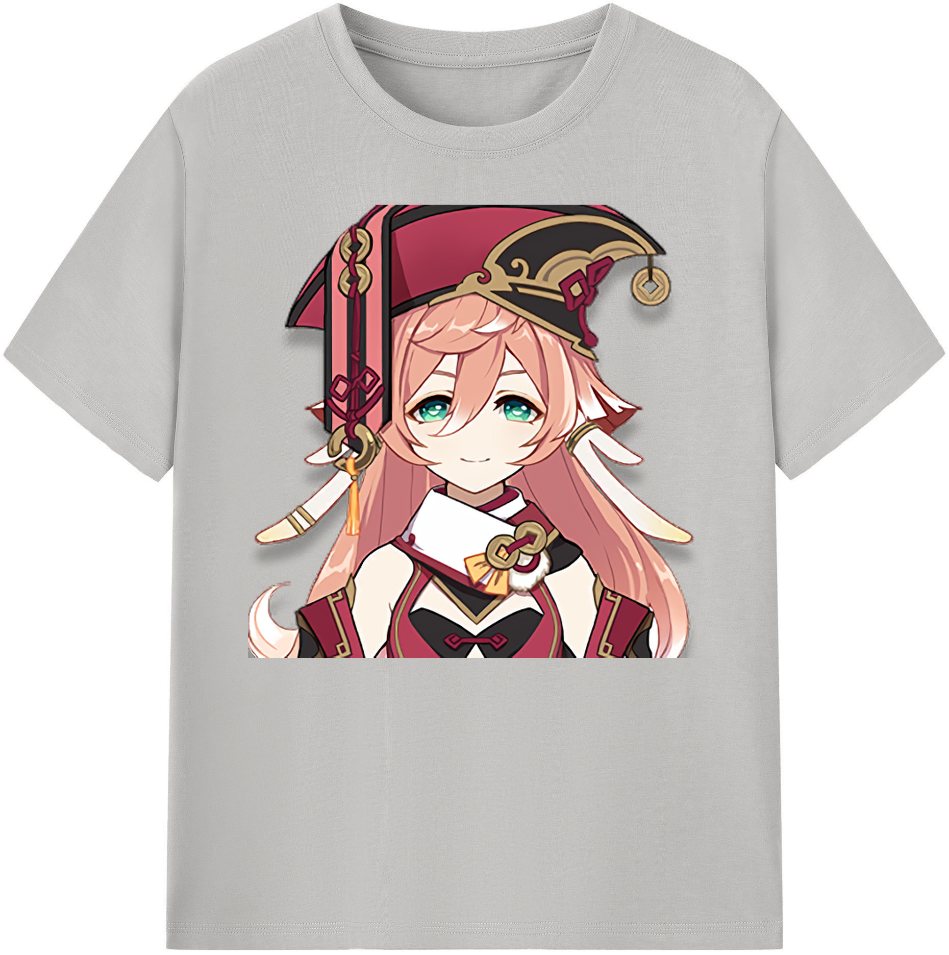げんし神 ヤンフェイ genshin Yanfei 綿100％ メンズ半袖Tシャツ｜肌触りやわらか＆通気性