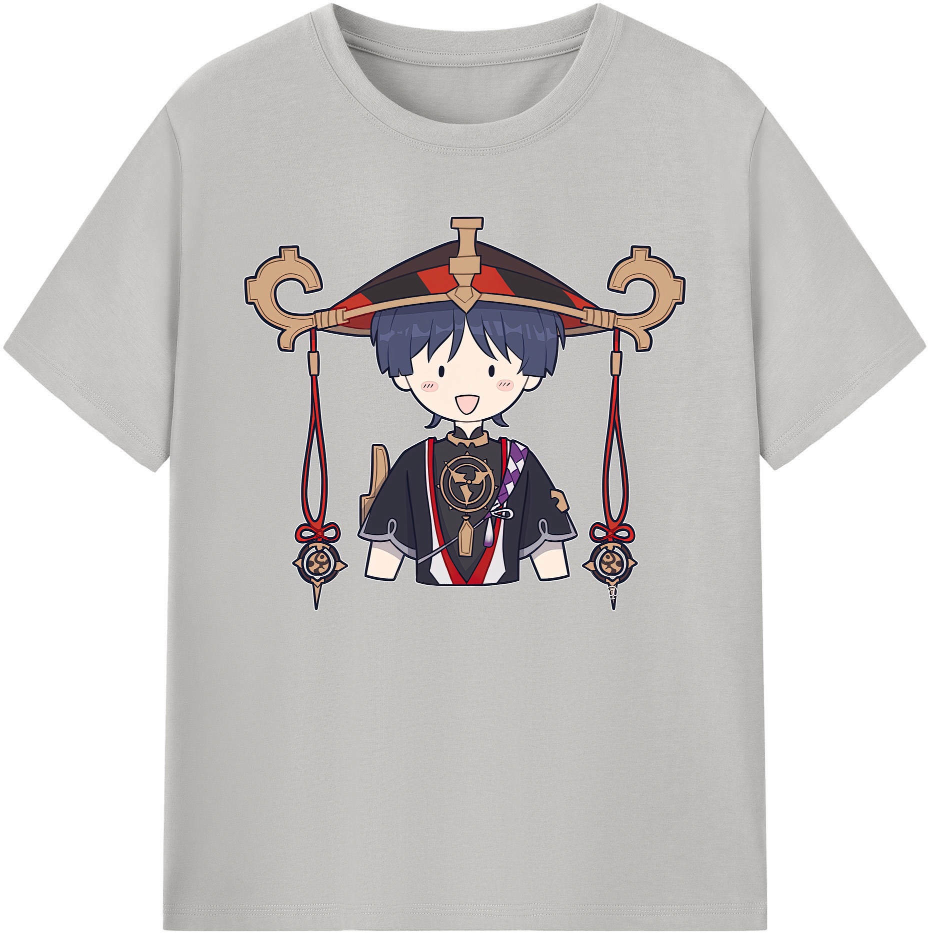 げんし神 さんペい genshin Sanpei 綿100％ メンズ半袖Tシャツ｜肌触りやわらか＆通気性