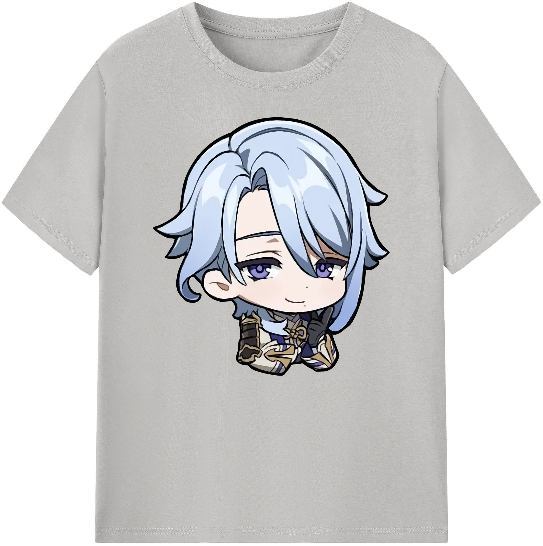 げんし神 神里綾人 かみさとあやと genshin Kamisato Ayato 綿100％ メンズ半袖Tシャツ｜肌触りやわらか＆通気性