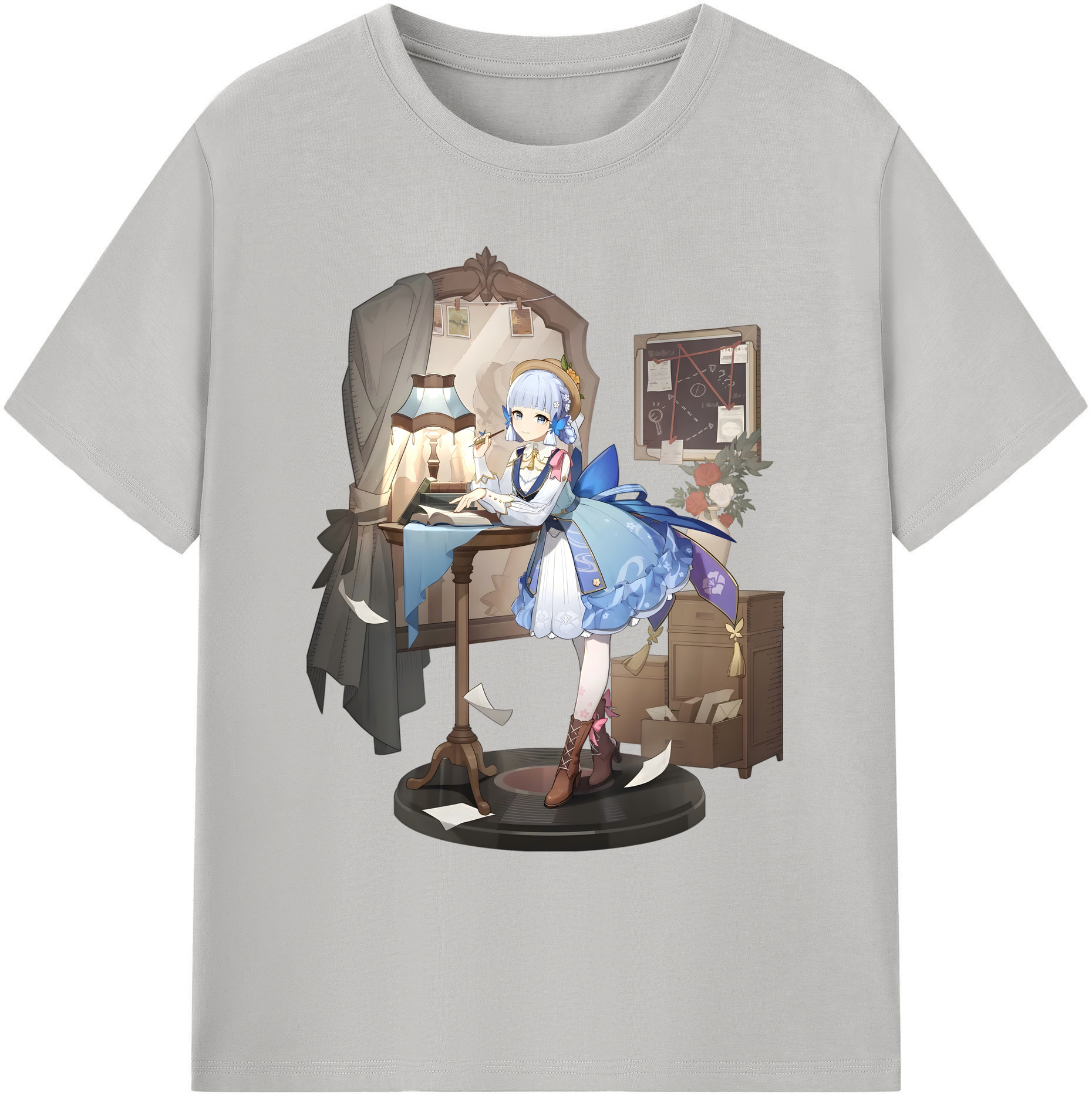 げんし神 神里綾華 神宮寺レン genshin Kamimiya Ren 綿100％ メンズ半袖Tシャツ｜肌触りやわらか＆通気性