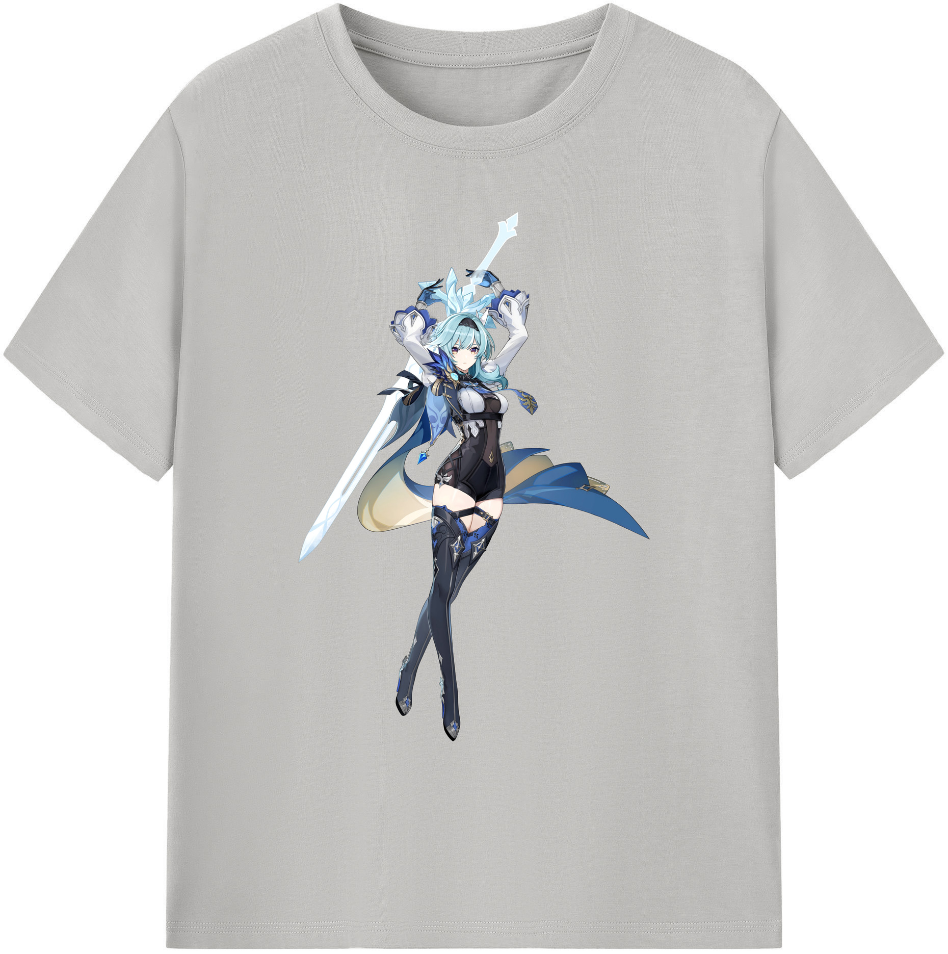 げんし神 优菈 ゆうら genshin Yūra 綿100％ メンズ半袖Tシャツ｜肌触りやわらか＆通気性