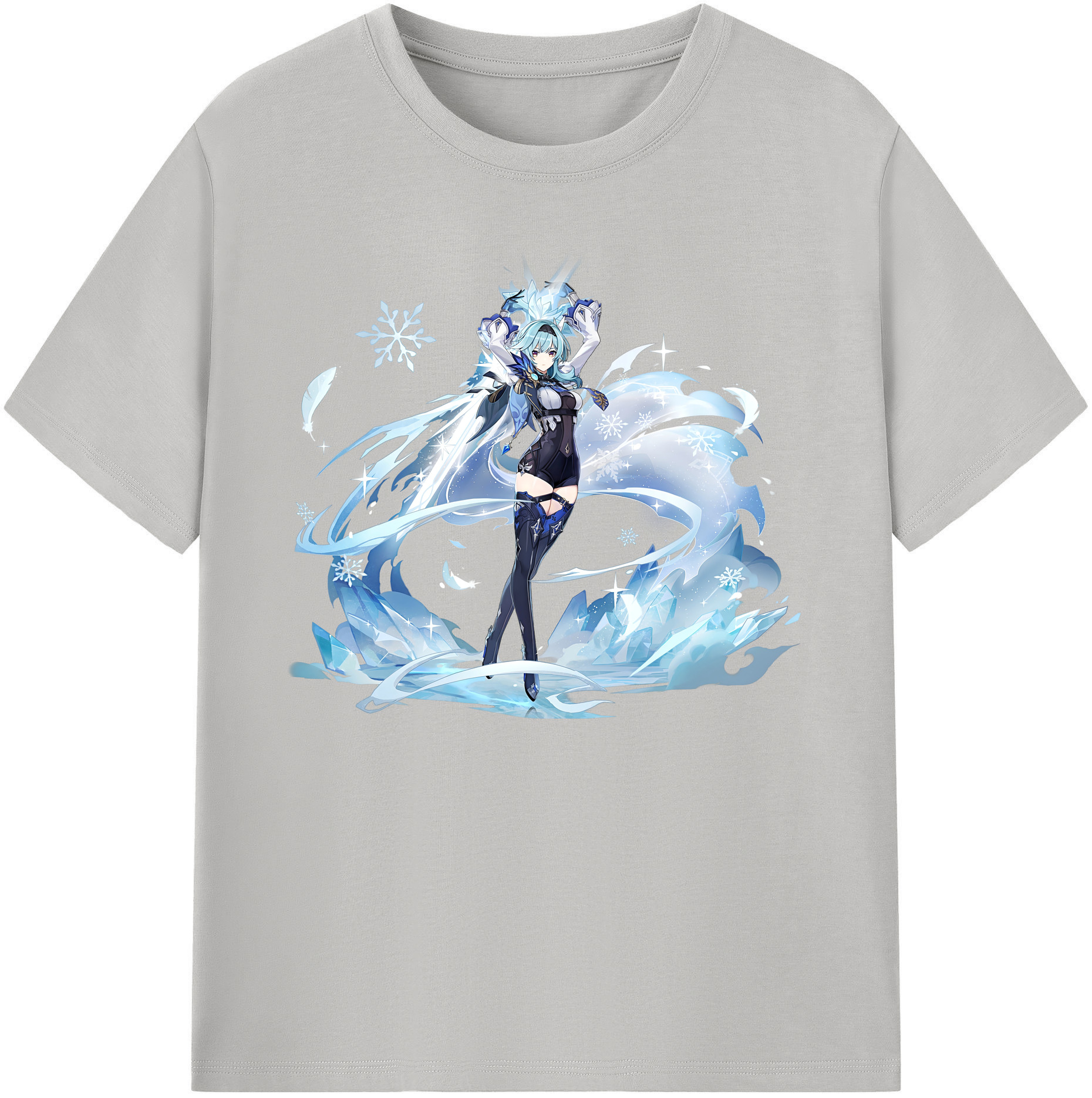 げんし神 优菈 ゆうら genshin Yūra 綿100％ メンズ半袖Tシャツ｜肌触りやわらか＆通気性