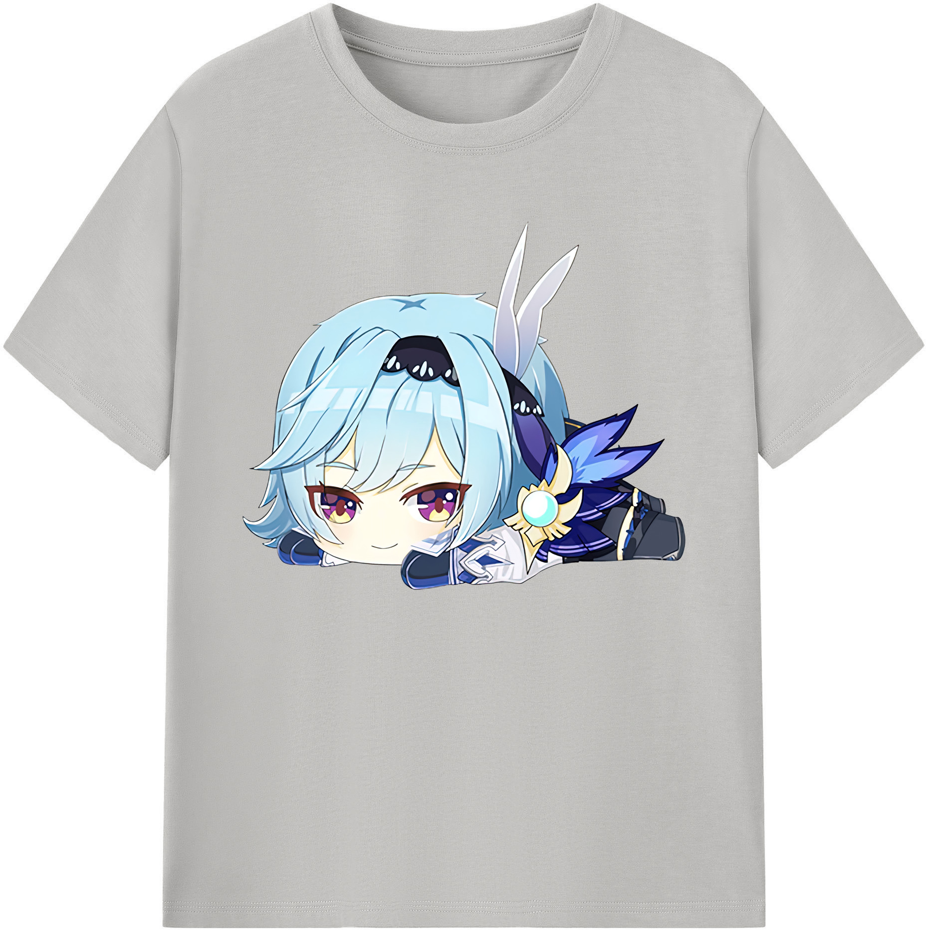 げんし神 优菈 ゆうら genshin Yūra 綿100％ メンズ半袖Tシャツ｜肌触りやわらか＆通気性