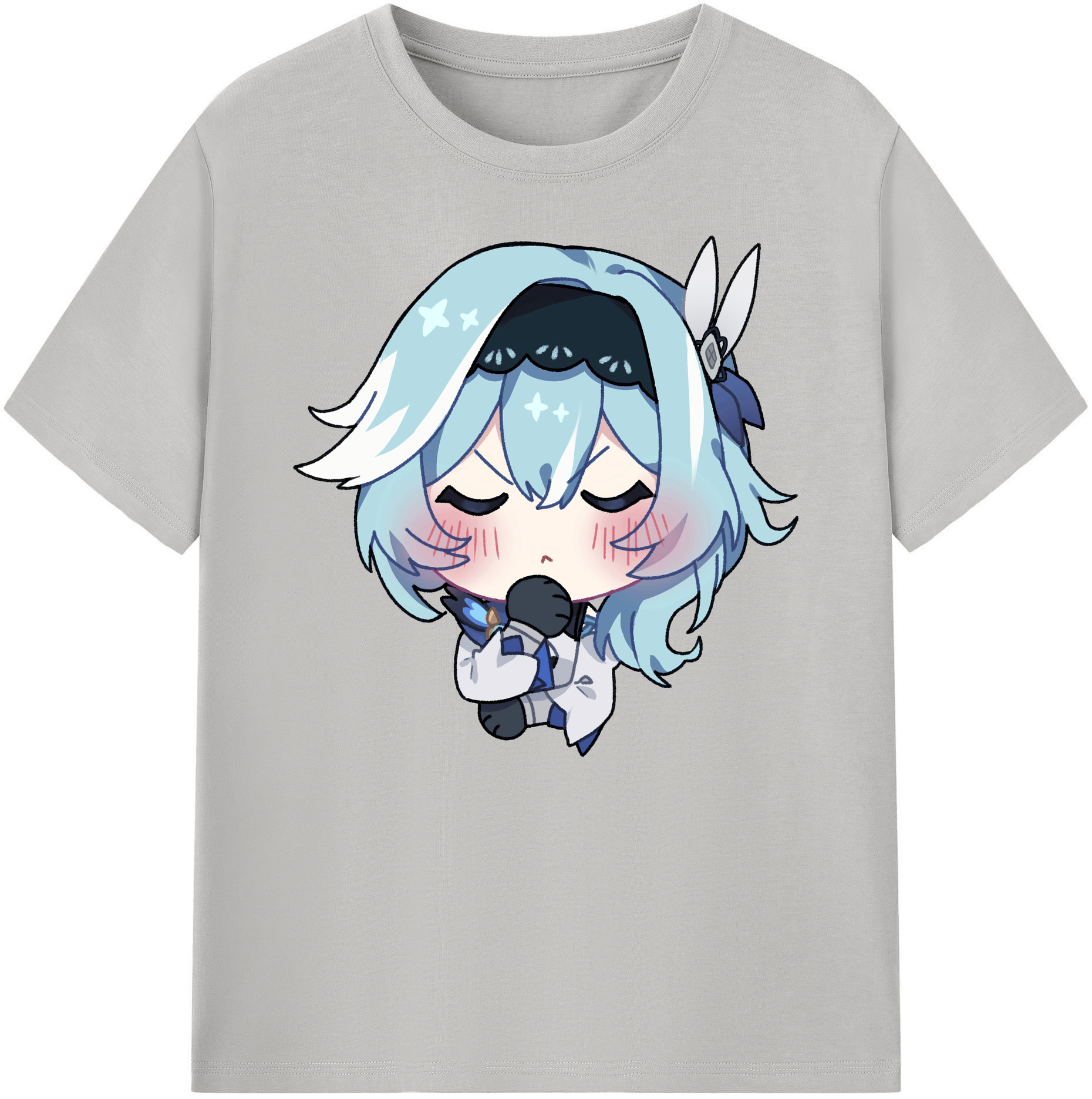 げんし神 优菈 ゆうら genshin Yūra 綿100％ メンズ半袖Tシャツ｜肌触りやわらか＆通気性