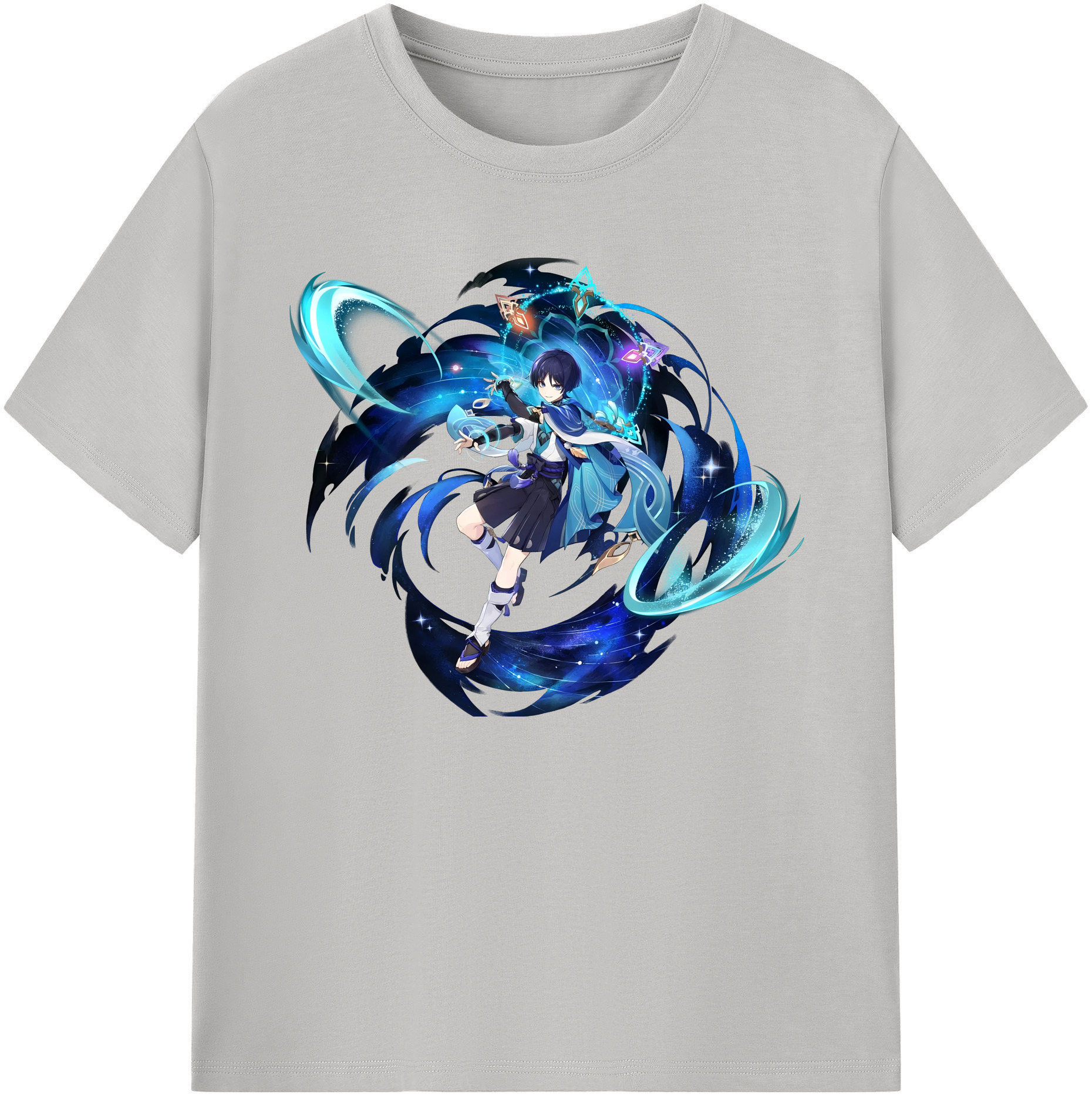 げんし神 さんペい genshin Sanpei 綿100％ メンズ半袖Tシャツ｜肌触りやわらか＆通気性