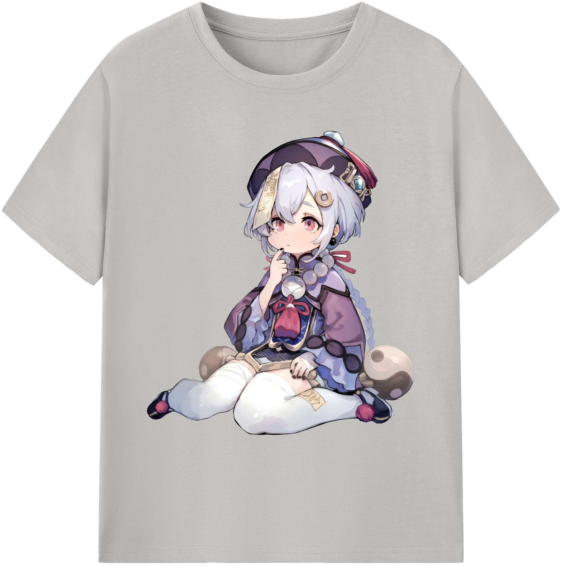 げんし神 七七 なな  genshin Nana 綿100％ メンズ半袖Tシャツ｜肌触りやわらか＆通気性