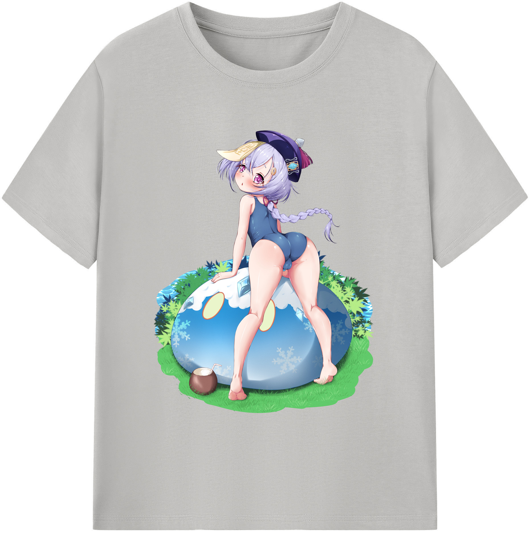 げんし神 七七 なな  genshin Nana 綿100％ メンズ半袖Tシャツ｜肌触りやわらか＆通気性
