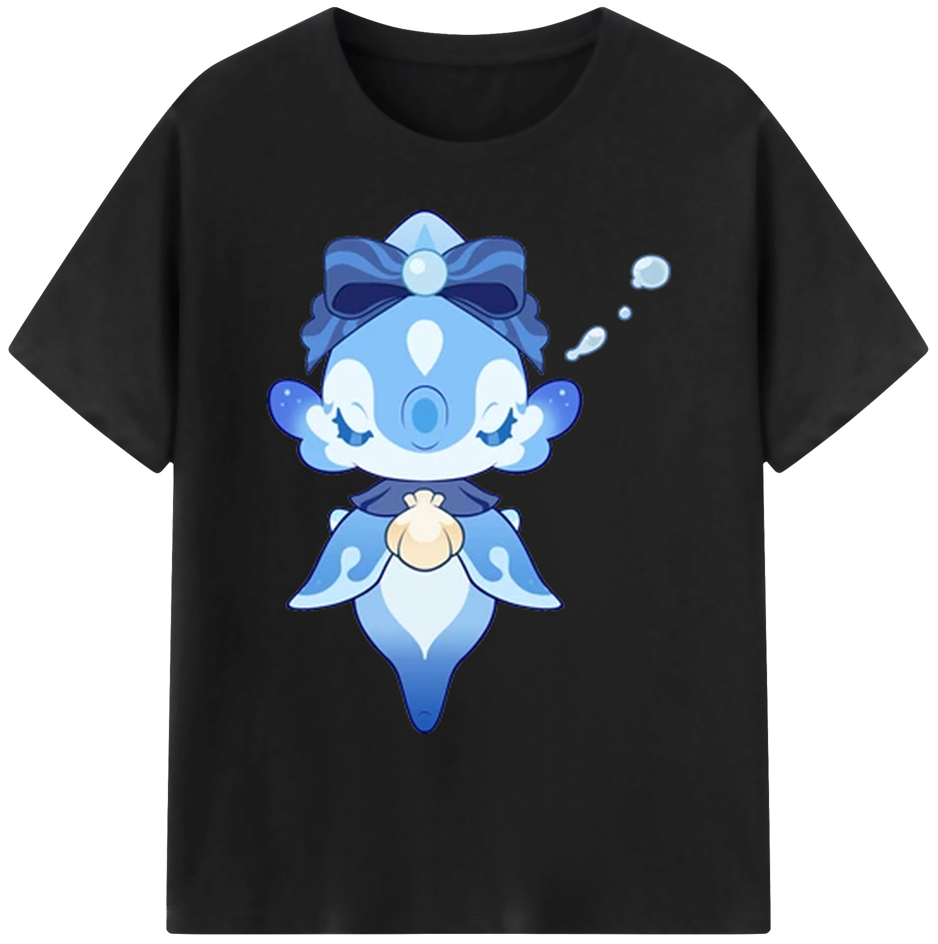 げんし神 フリーナ genshin Furina 綿100％ メンズ半袖Tシャツ｜肌触りやわらか＆通気性