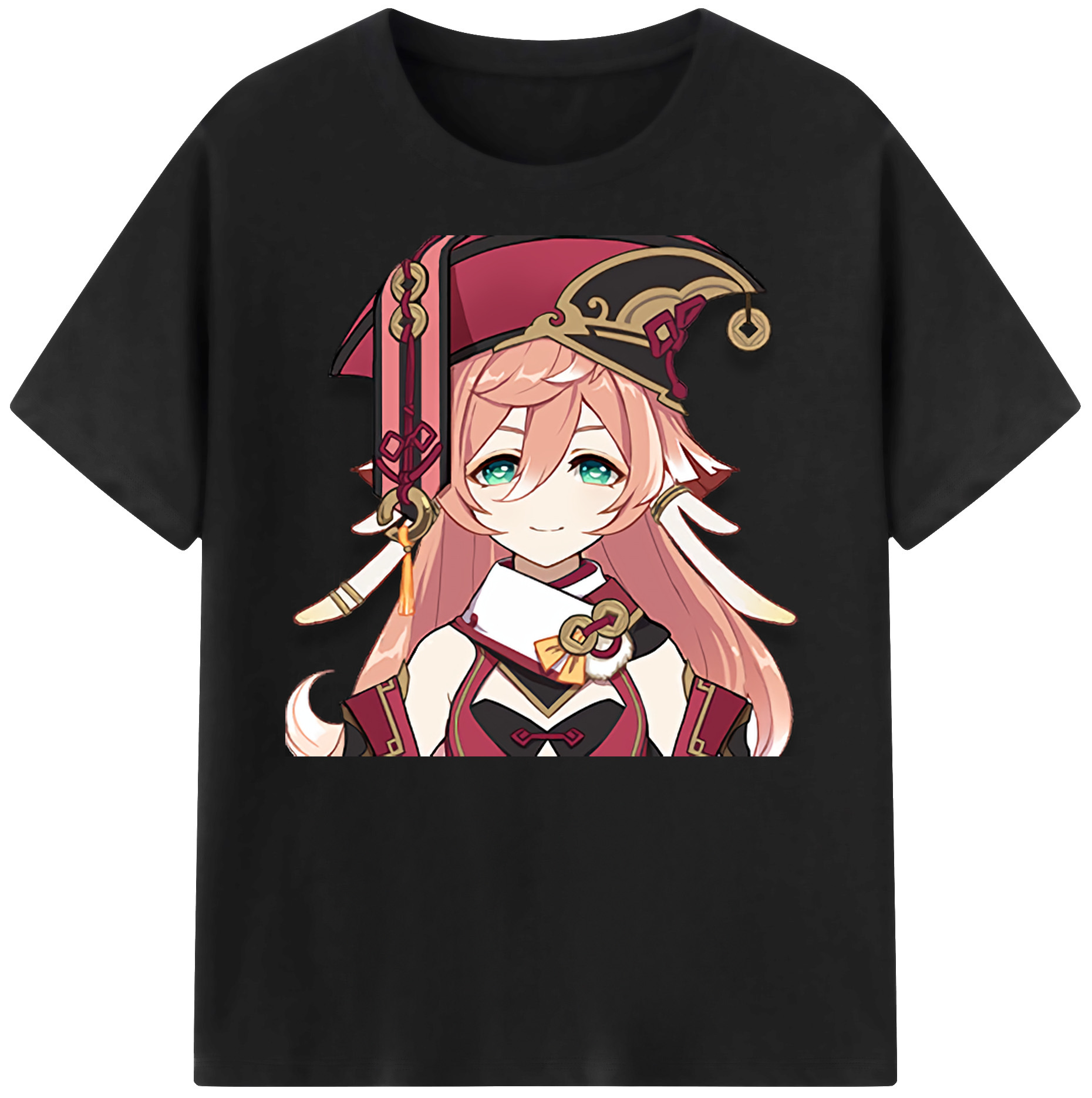 げんし神 ヤンフェイ genshin Yanfei 綿100％ メンズ半袖Tシャツ｜肌触りやわらか＆通気性
