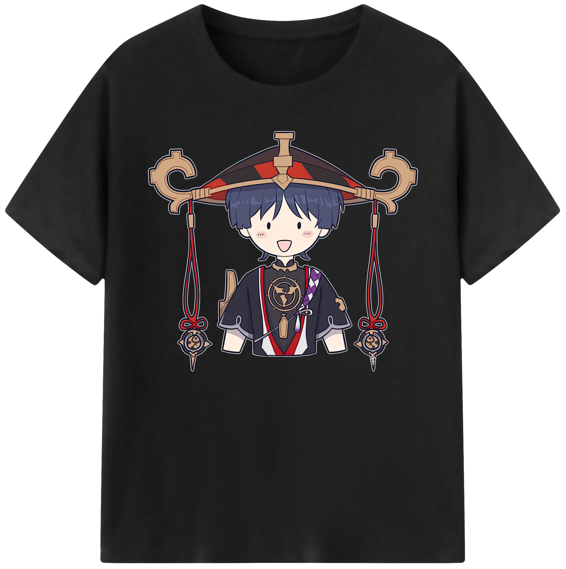 げんし神 さんペい genshin Sanpei 綿100％ メンズ半袖Tシャツ｜肌触りやわらか＆通気性