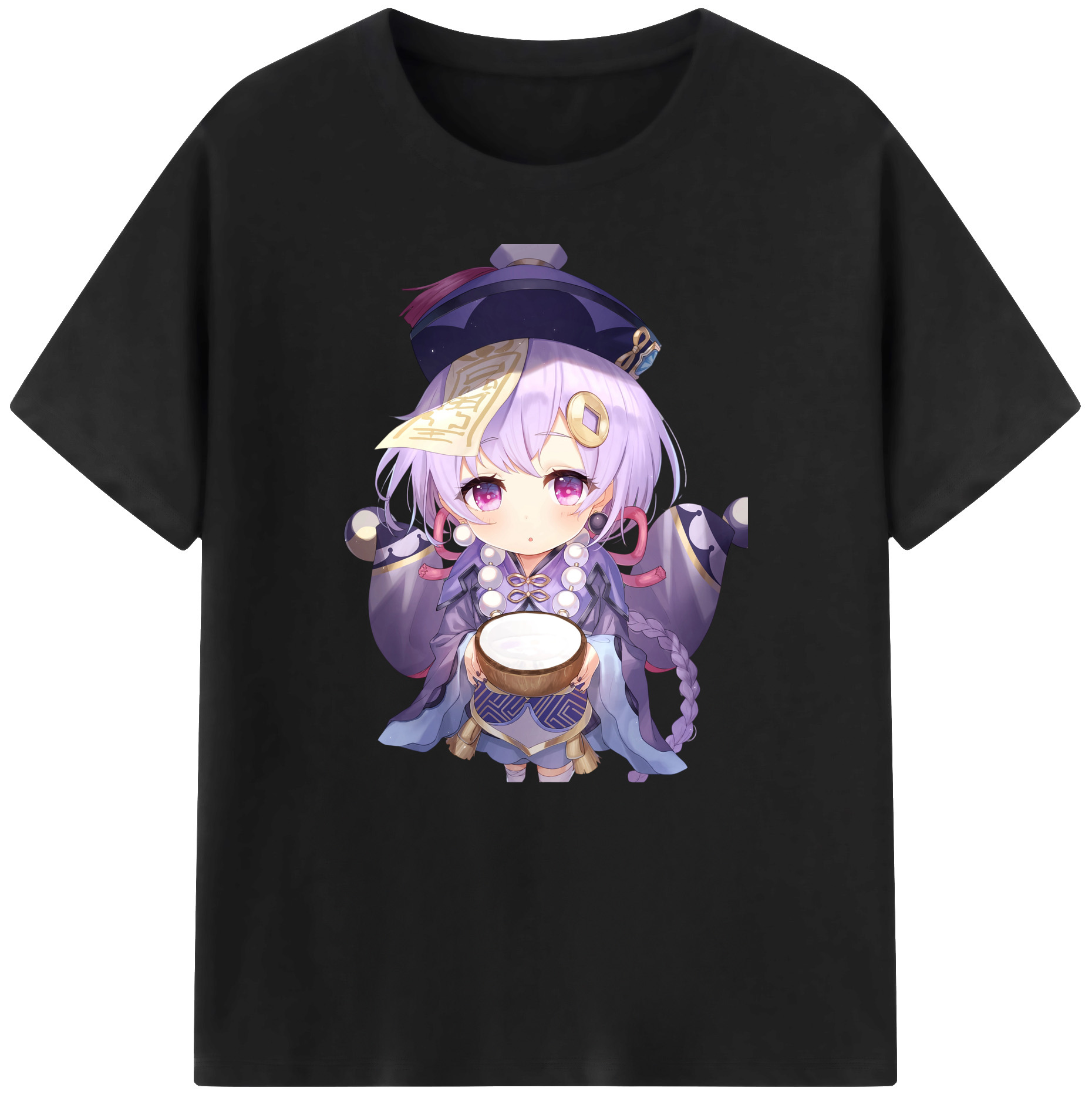 げんし神 七七 なな  genshin Nana 綿100％ メンズ半袖Tシャツ｜肌触りやわらか＆通気性