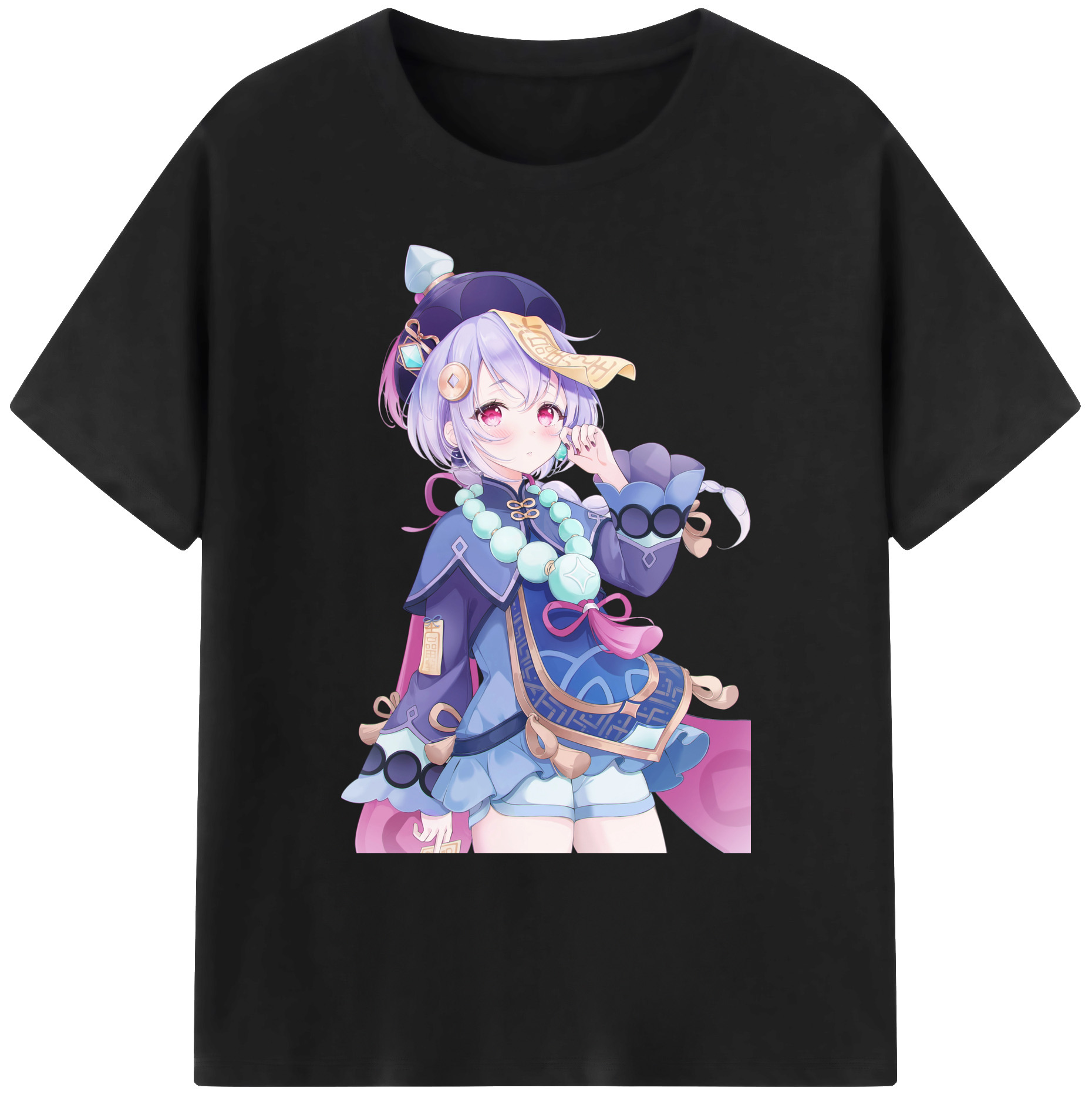 げんし神 七七 なな  genshin Nana 綿100％ メンズ半袖Tシャツ｜肌触りやわらか＆通気性