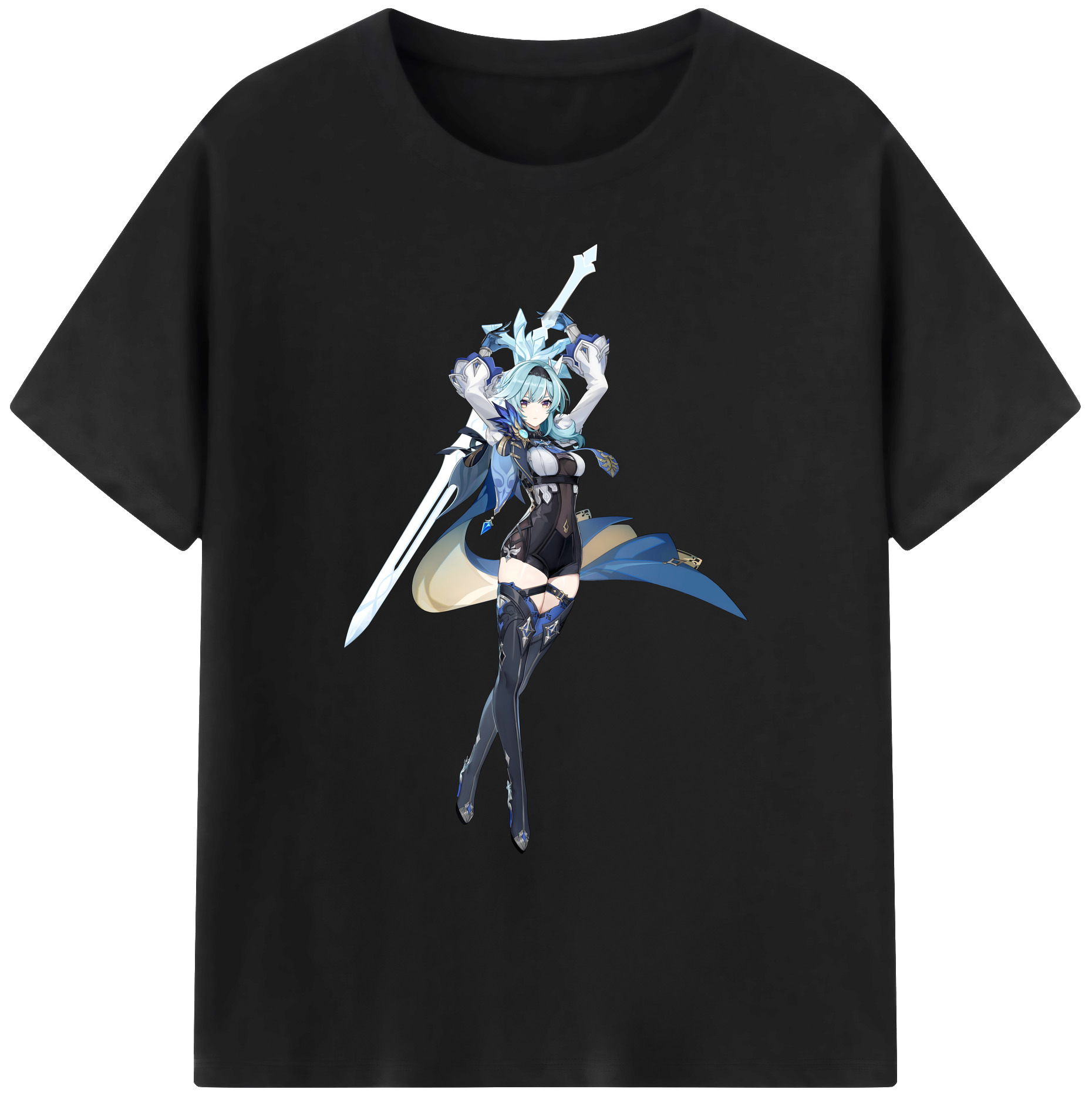 げんし神 优菈 ゆうら genshin Yūra 綿100％ メンズ半袖Tシャツ｜肌触りやわらか＆通気性