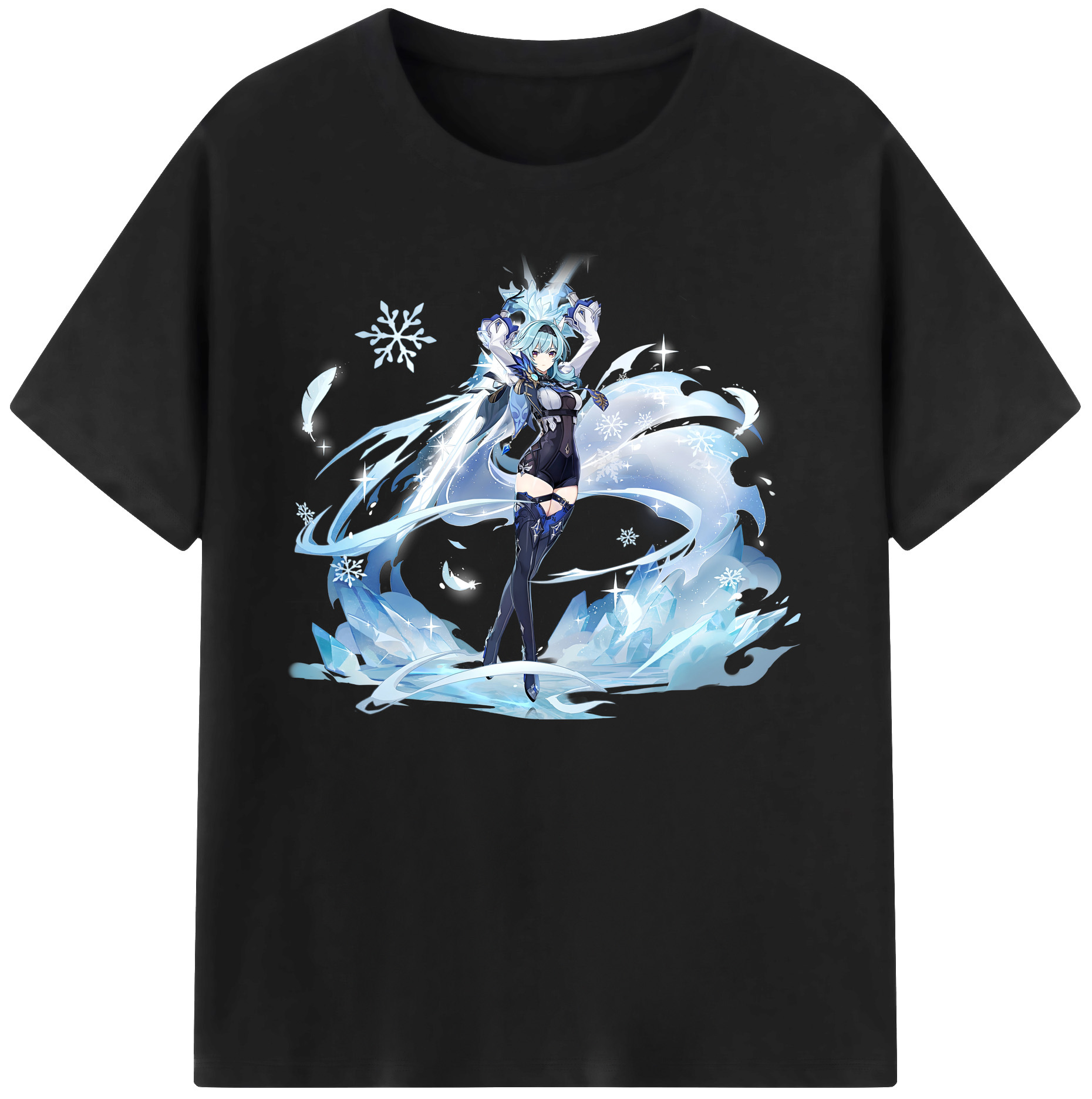 げんし神 优菈 ゆうら genshin Yūra 綿100％ メンズ半袖Tシャツ｜肌触りやわらか＆通気性