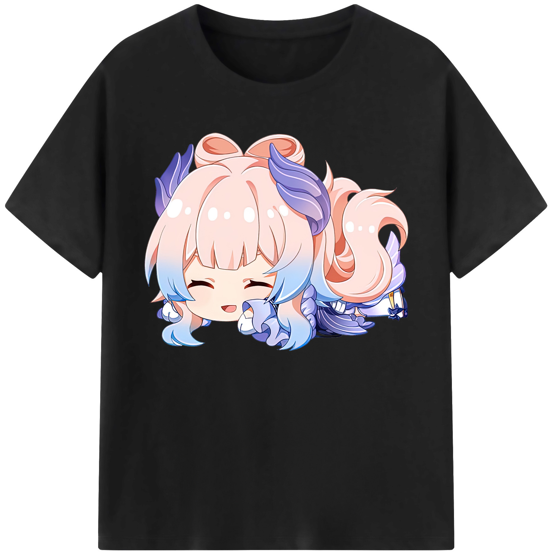げんし神 珊瑚宮心海 サンゴノミヤ・ココミ genshin Sangonomiya Kokomi 綿100％ メンズ半袖Tシャツ｜肌触りやわらか＆通気性