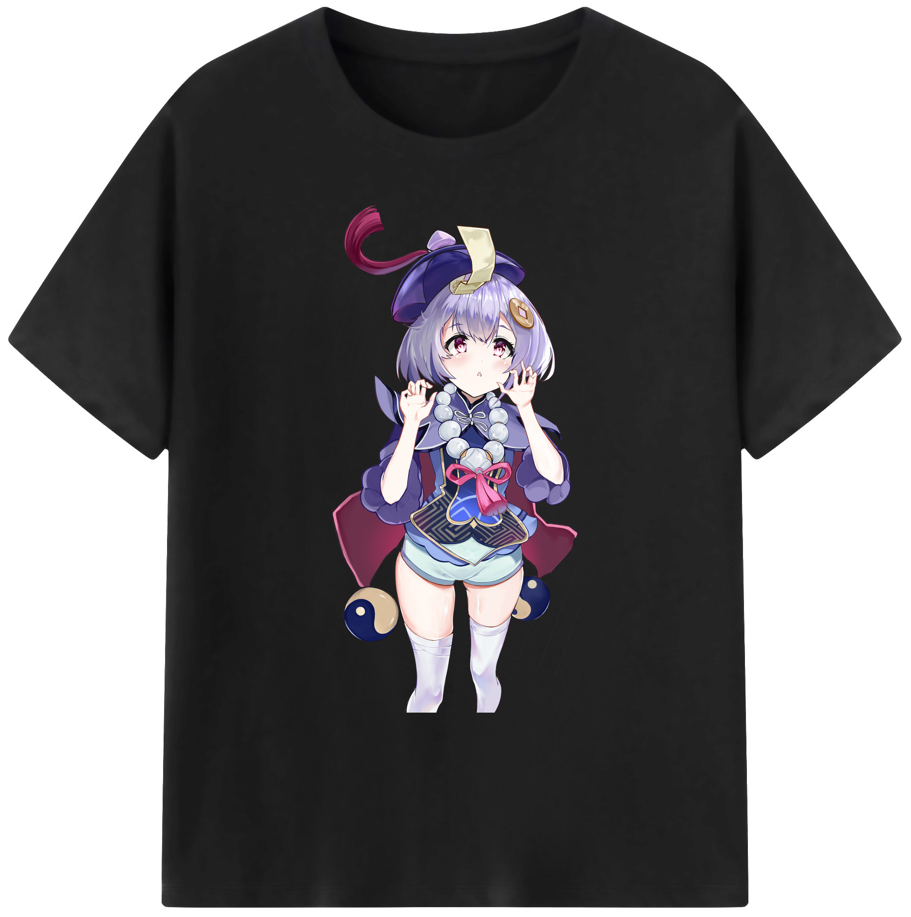 げんし神 七七 なな  genshin Nana 綿100％ メンズ半袖Tシャツ｜肌触りやわらか＆通気性