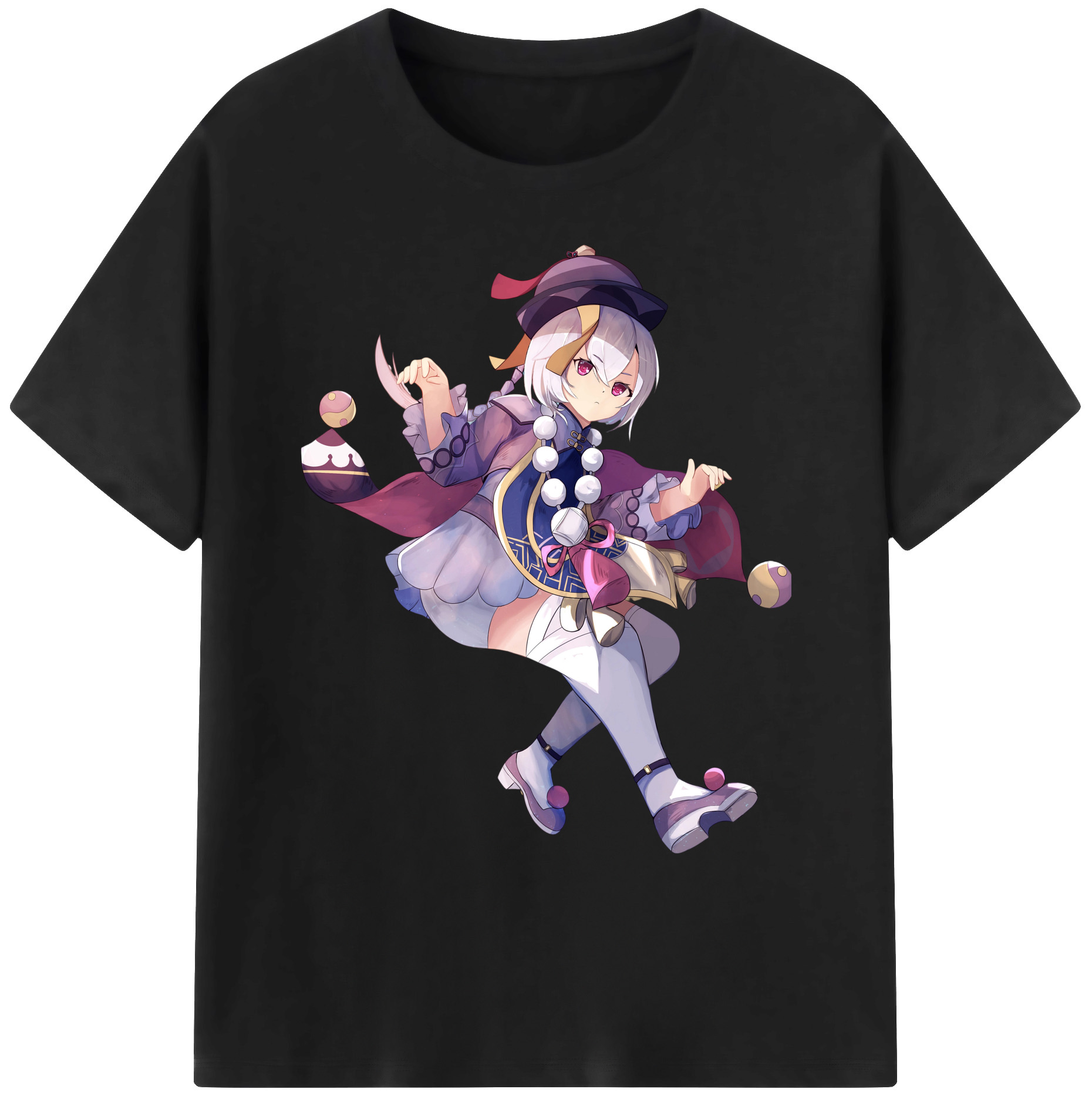 げんし神 七七 なな  genshin Nana 綿100％ メンズ半袖Tシャツ｜肌触りやわらか＆通気性