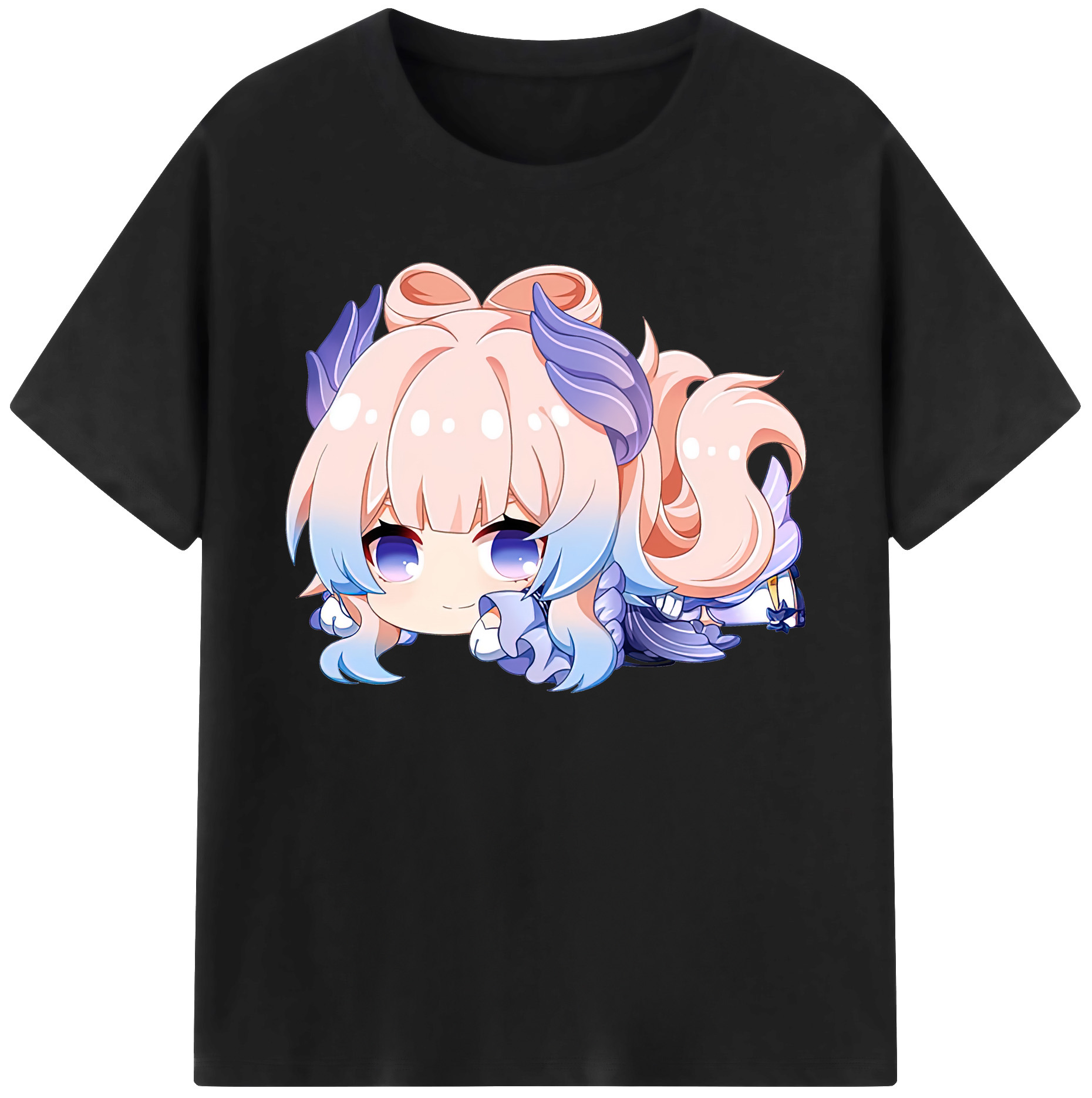 げんし神 珊瑚宮心海 サンゴノミヤ・ココミ genshin Sangonomiya Kokomi 綿100％ メンズ半袖Tシャツ｜肌触りやわらか＆通気性