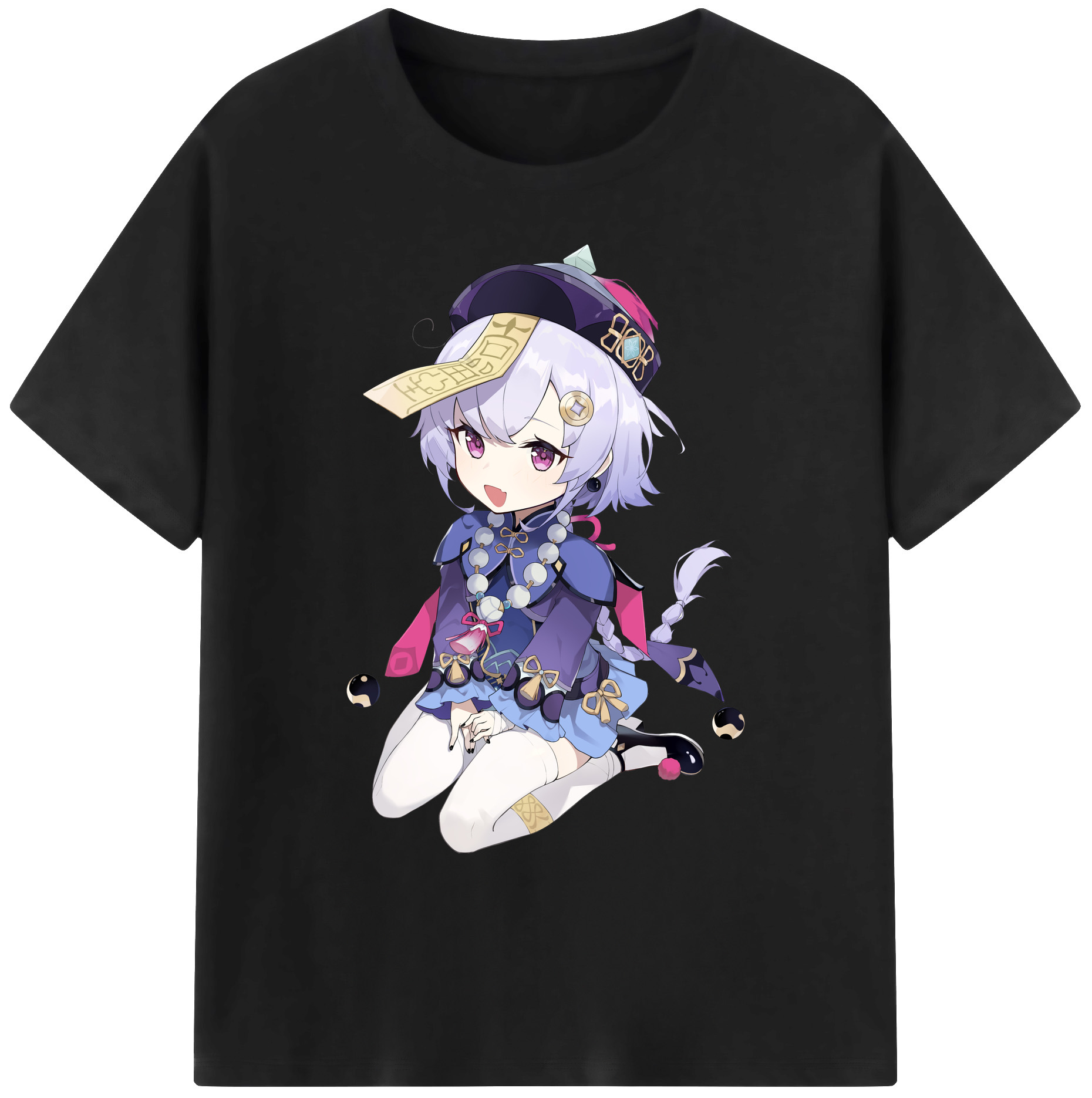 げんし神 七七 なな  genshin Nana 綿100％ メンズ半袖Tシャツ｜肌触りやわらか＆通気性