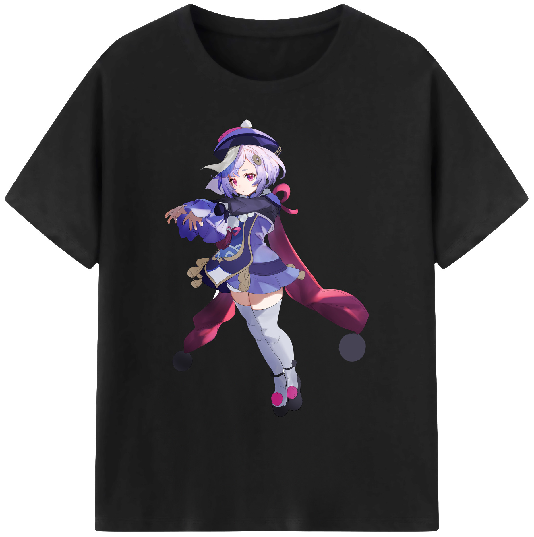 げんし神 七七 なな  genshin Nana 綿100％ メンズ半袖Tシャツ｜肌触りやわらか＆通気性
