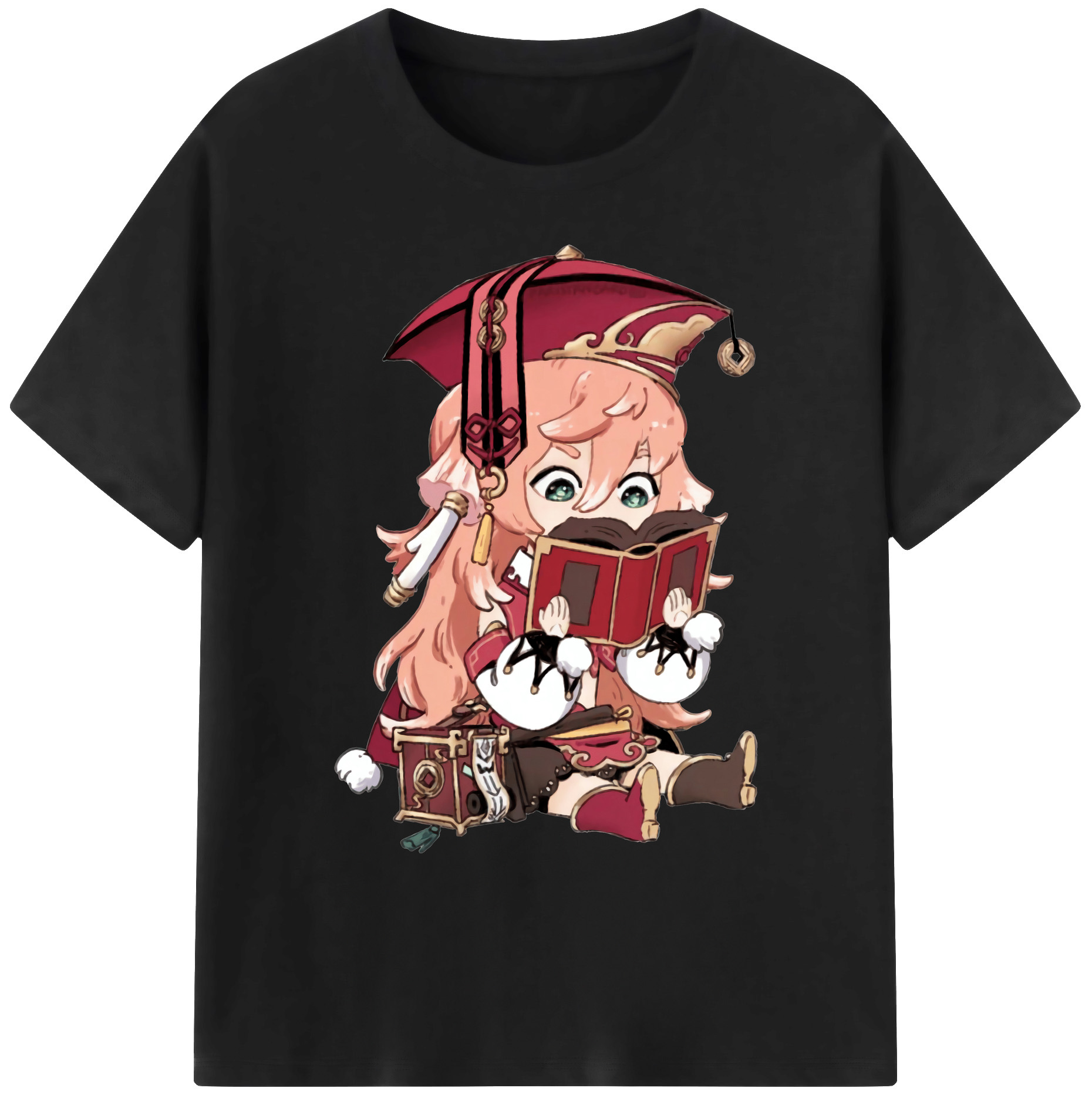 げんし神 ヤンフェイ genshin Yanfei 綿100％ メンズ半袖Tシャツ｜肌触りやわらか＆通気性