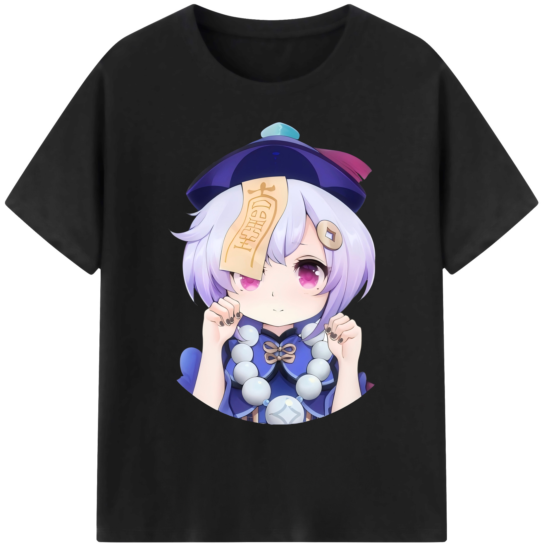 げんし神 七七 なな  genshin Nana 綿100％ メンズ半袖Tシャツ｜肌触りやわらか＆通気性