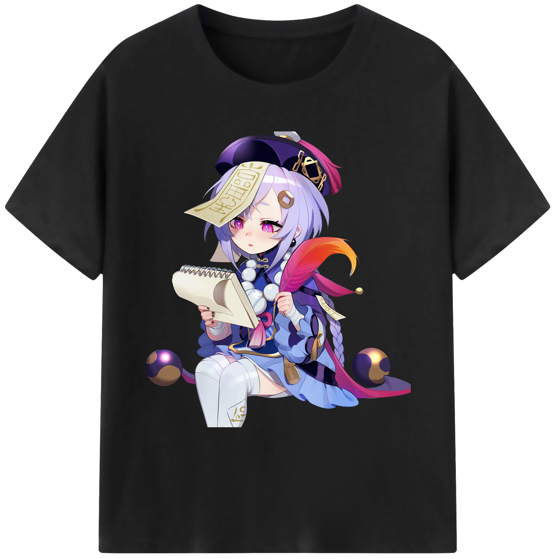 げんし神 七七 なな  genshin Nana 綿100％ メンズ半袖Tシャツ｜肌触りやわらか＆通気性