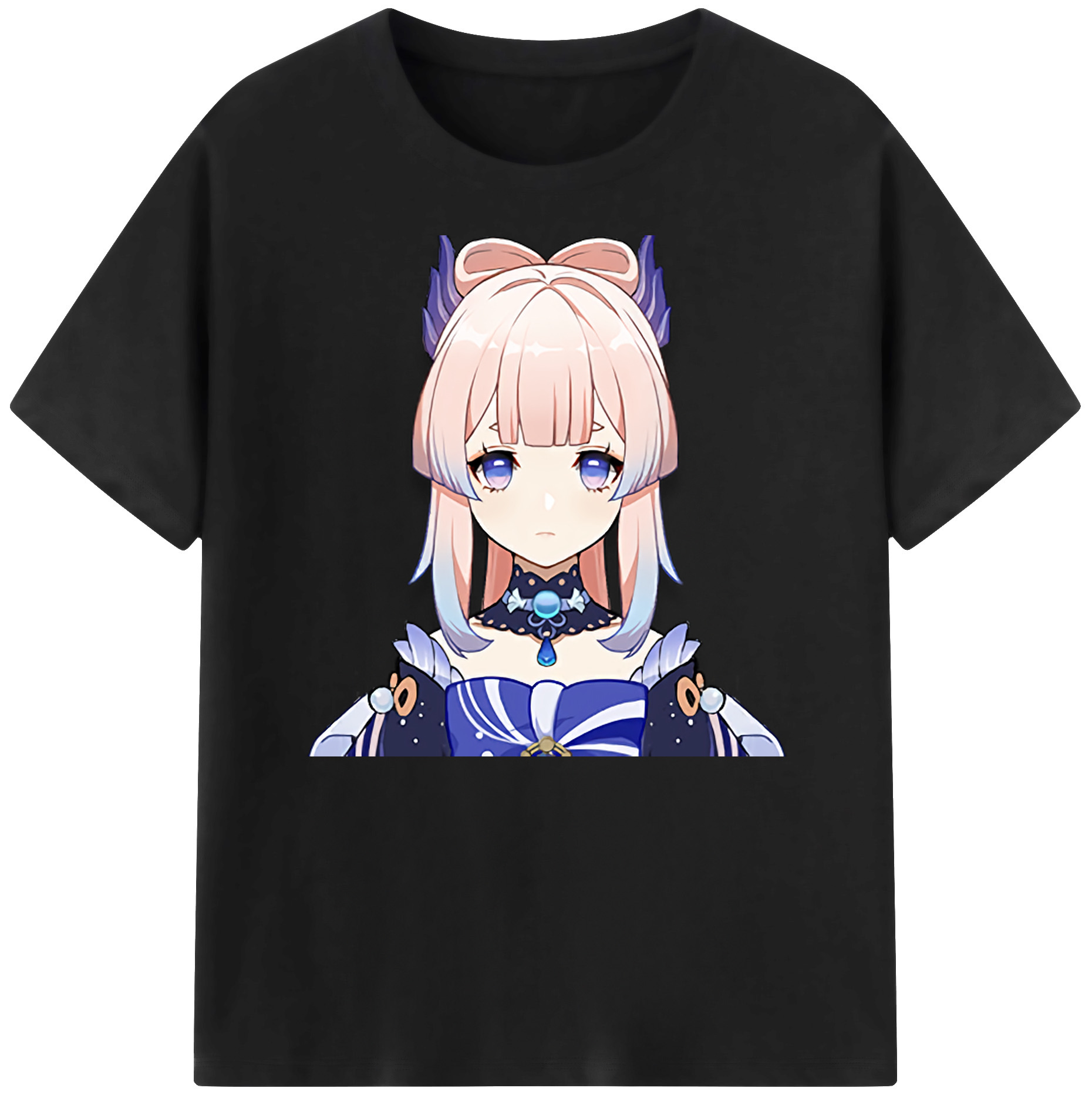 げんし神 珊瑚宮心海 サンゴノミヤ・ココミ genshin Sangonomiya Kokomi 綿100％ メンズ半袖Tシャツ｜肌触りやわらか＆通気性