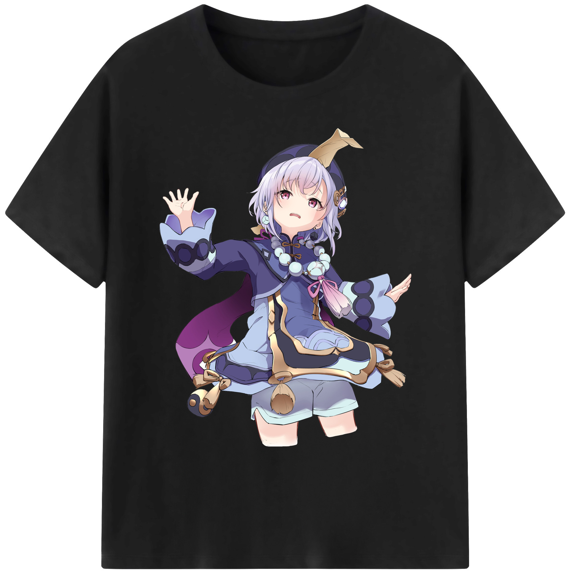 げんし神 七七 なな  genshin Nana 綿100％ メンズ半袖Tシャツ｜肌触りやわらか＆通気性