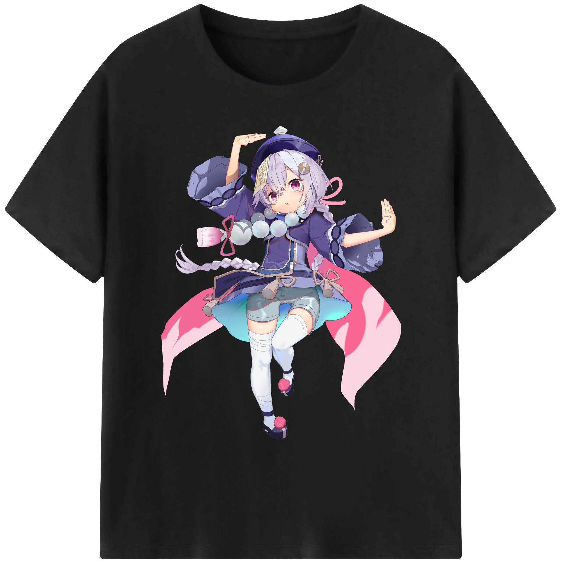 げんし神 七七 なな  genshin Nana 綿100％ メンズ半袖Tシャツ｜肌触りやわらか＆通気性
