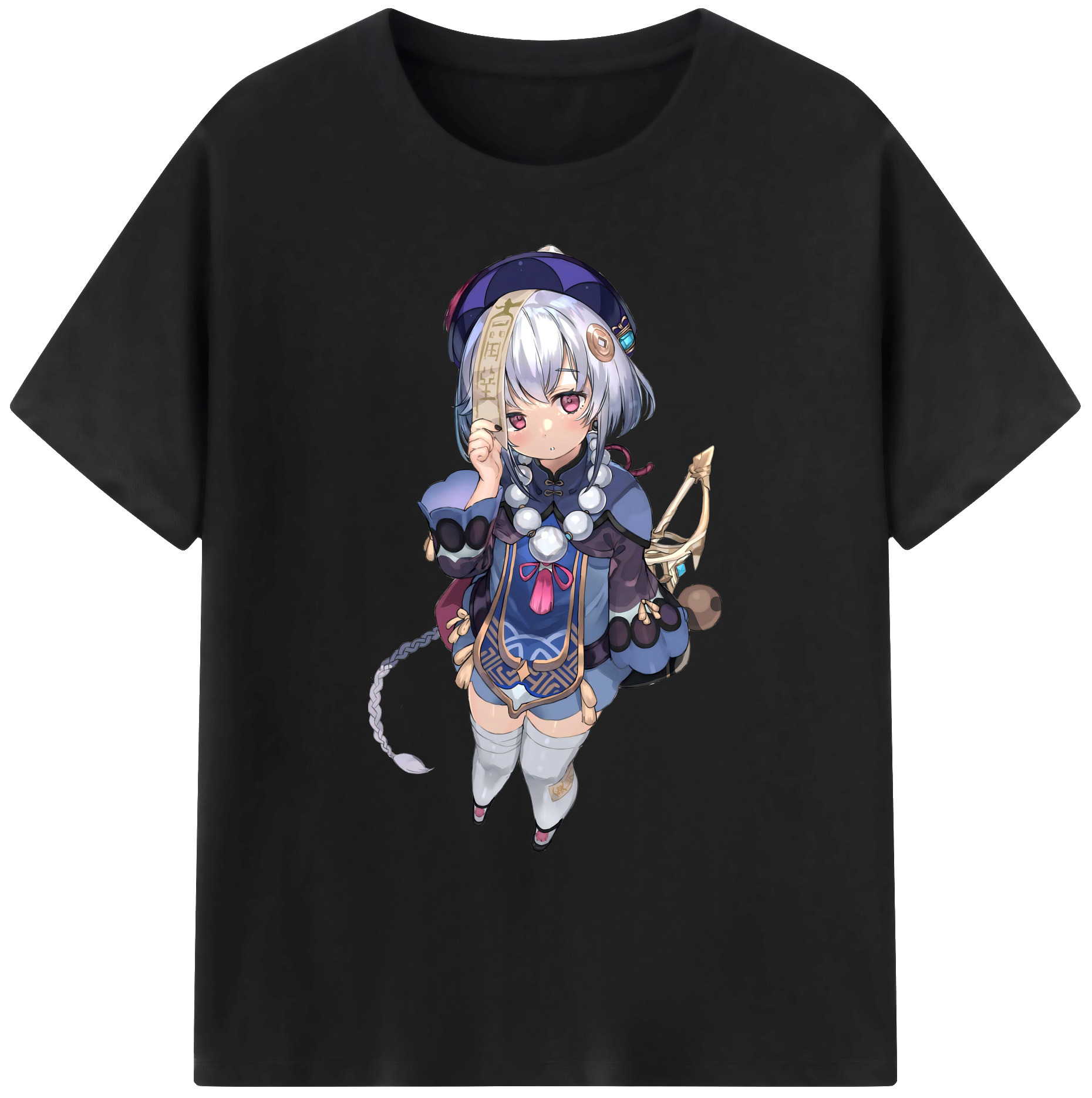 げんし神 七七 なな  genshin Nana 綿100％ メンズ半袖Tシャツ｜肌触りやわらか＆通気性