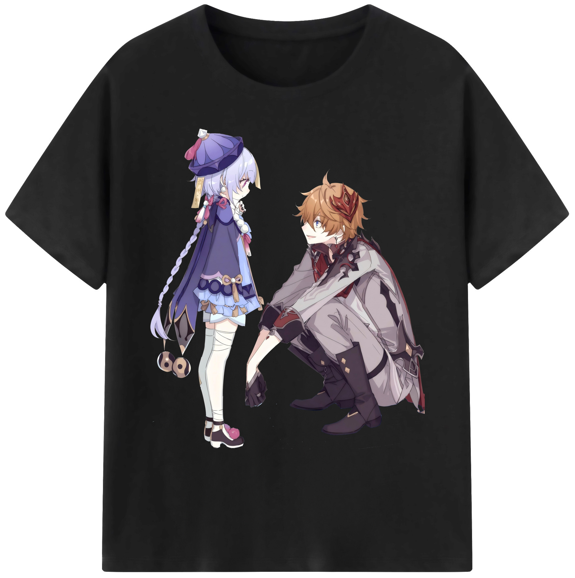 げんし神 七七 なな  genshin Nana 綿100％ メンズ半袖Tシャツ｜肌触りやわらか＆通気性