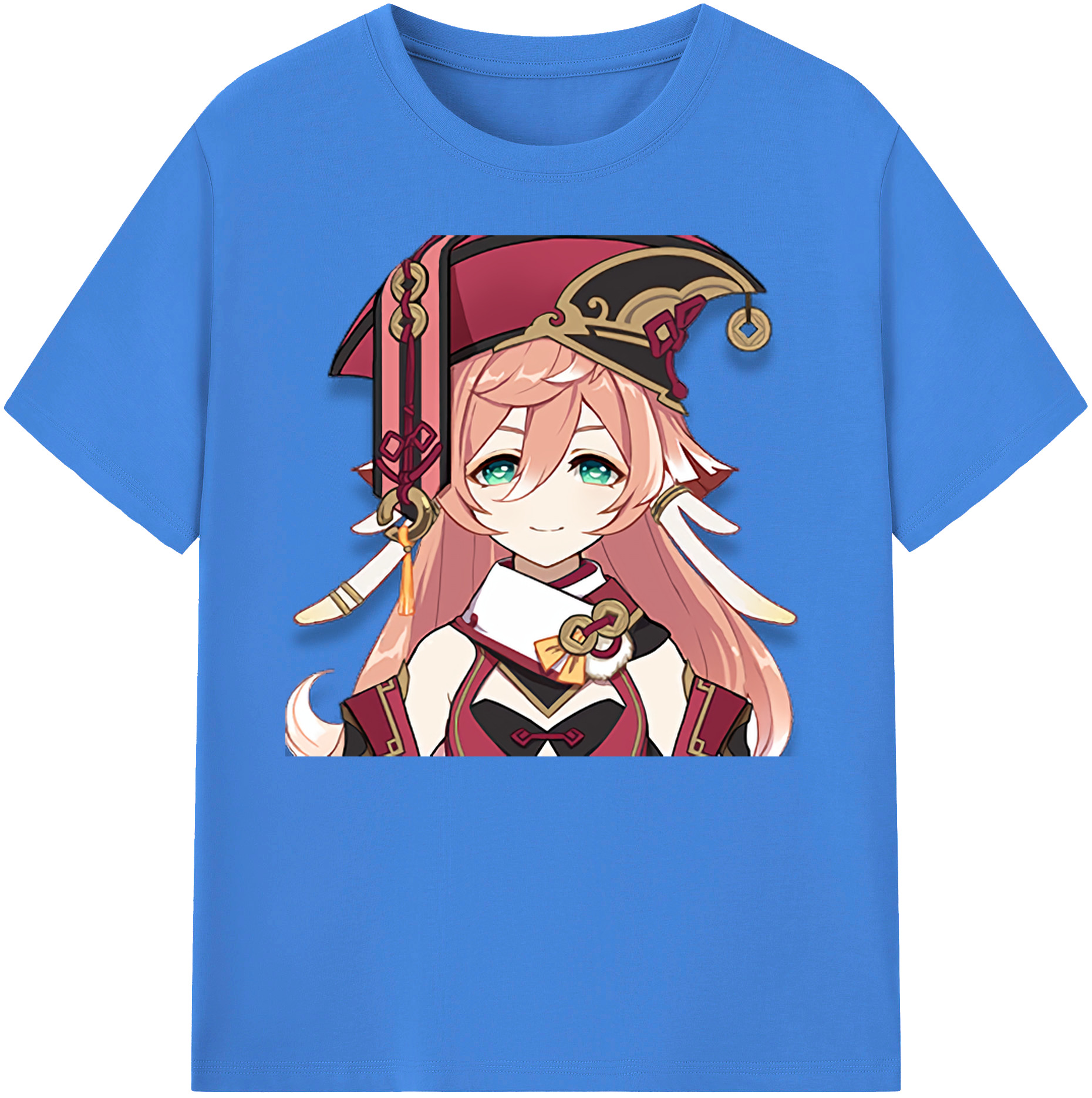 げんし神 ヤンフェイ genshin Yanfei 綿100％ メンズ半袖Tシャツ｜肌触りやわらか＆通気性