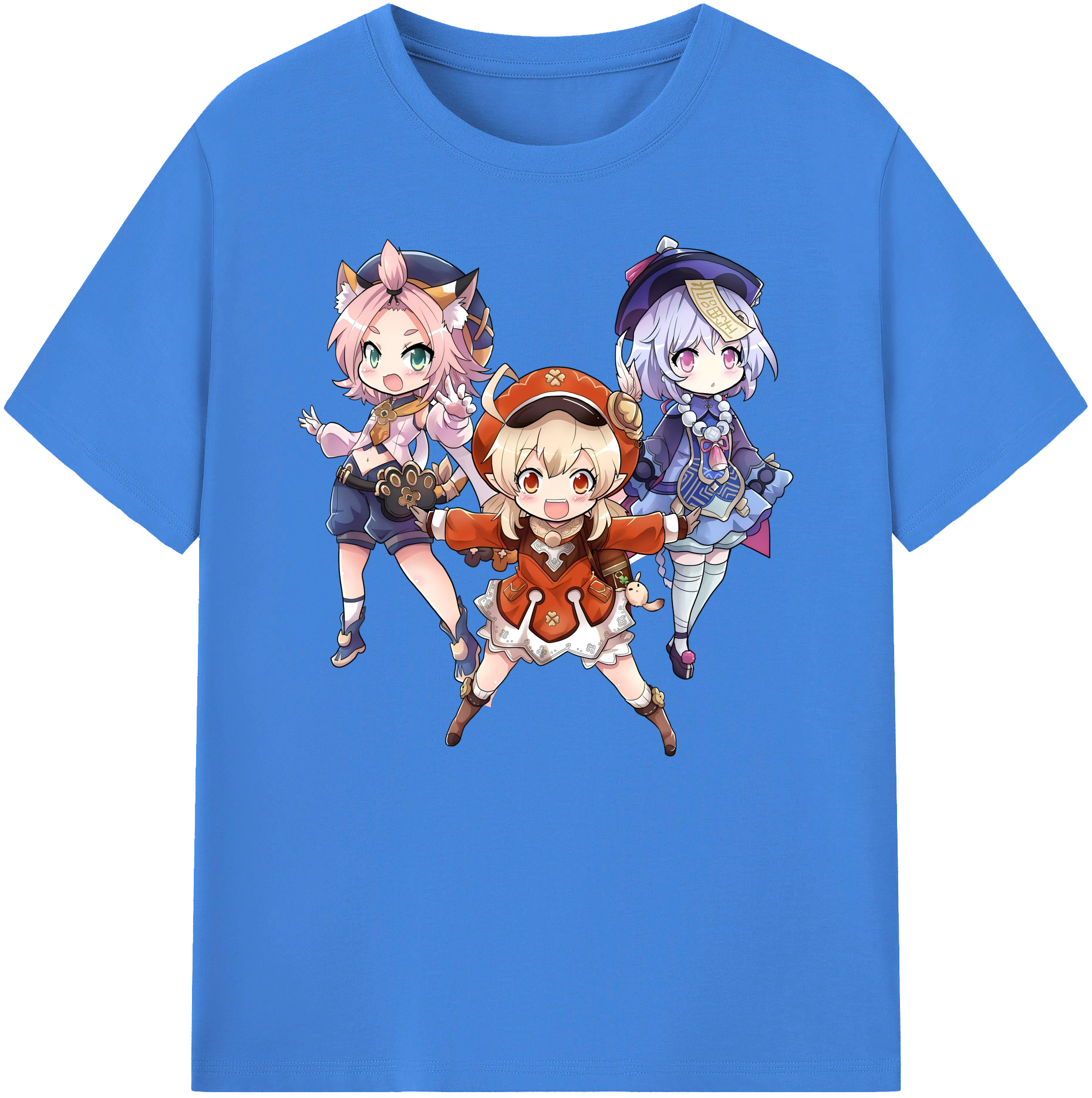 げんし神 七七 なな  genshin Nana 綿100％ メンズ半袖Tシャツ｜肌触りやわらか＆通気性