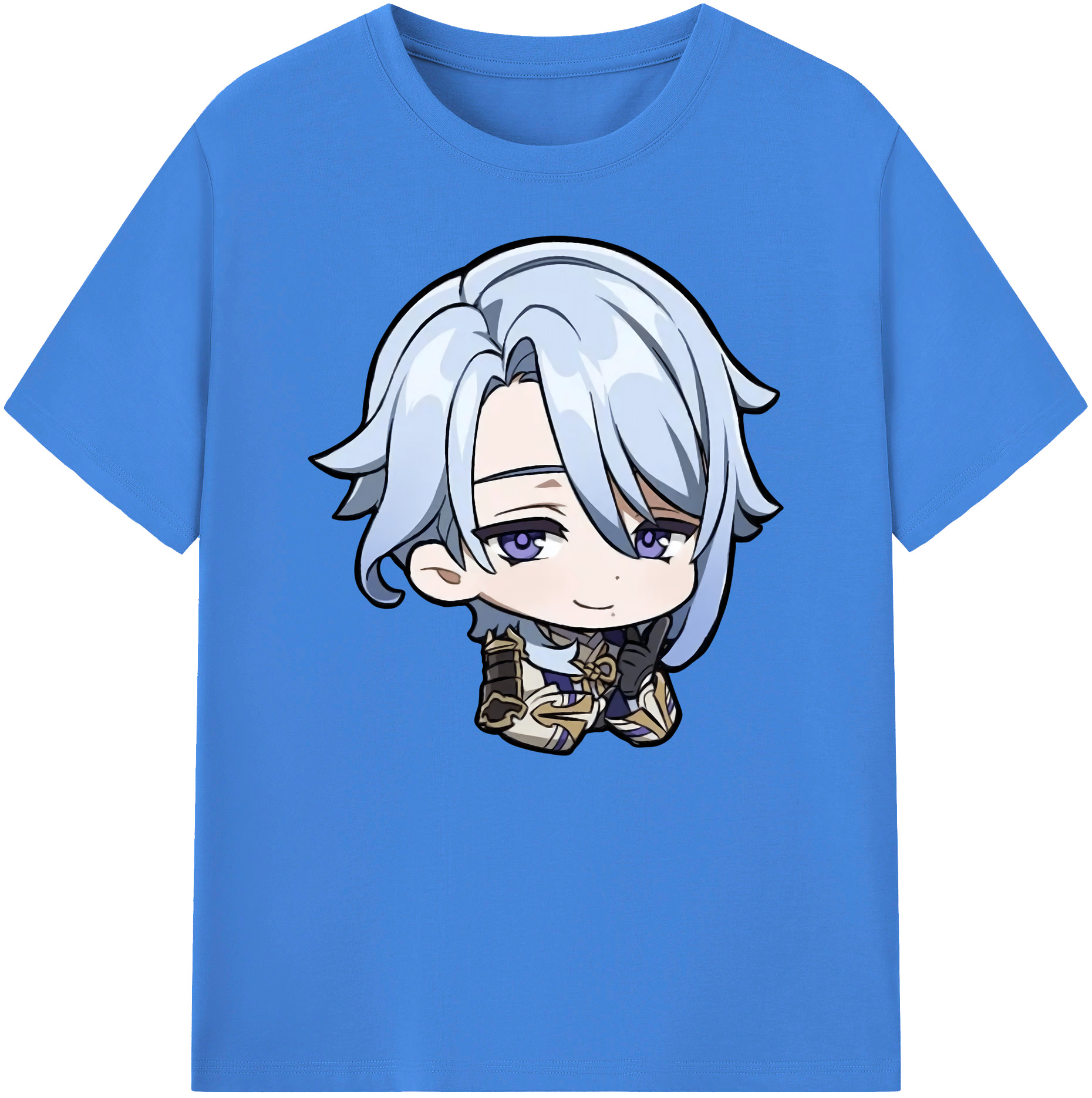 げんし神 神里綾人 かみさとあやと genshin Kamisato Ayato 綿100％ メンズ半袖Tシャツ｜肌触りやわらか＆通気性